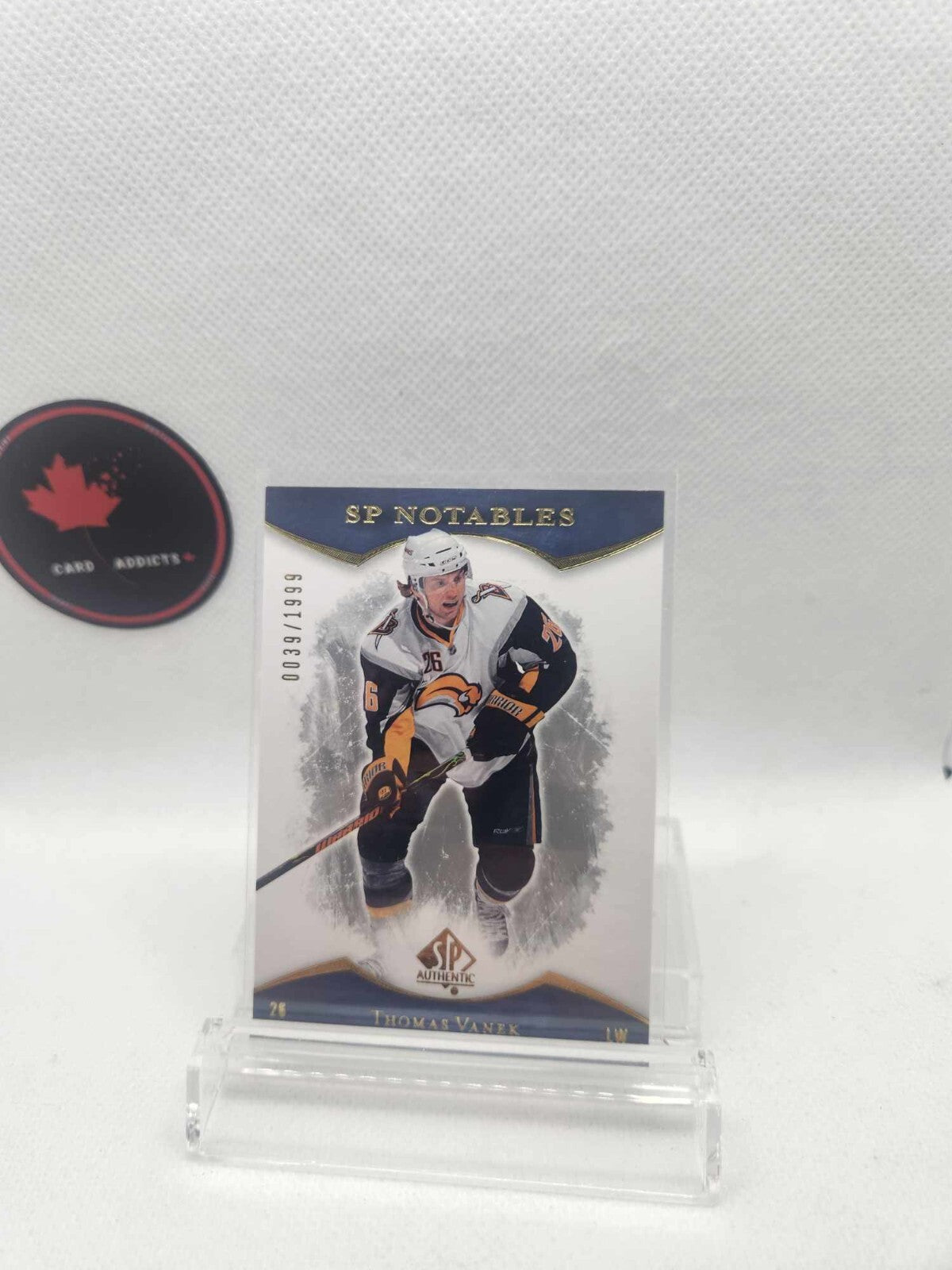 2007-08 SP Authentic SP Notables #153 Thomas Vanek /1999