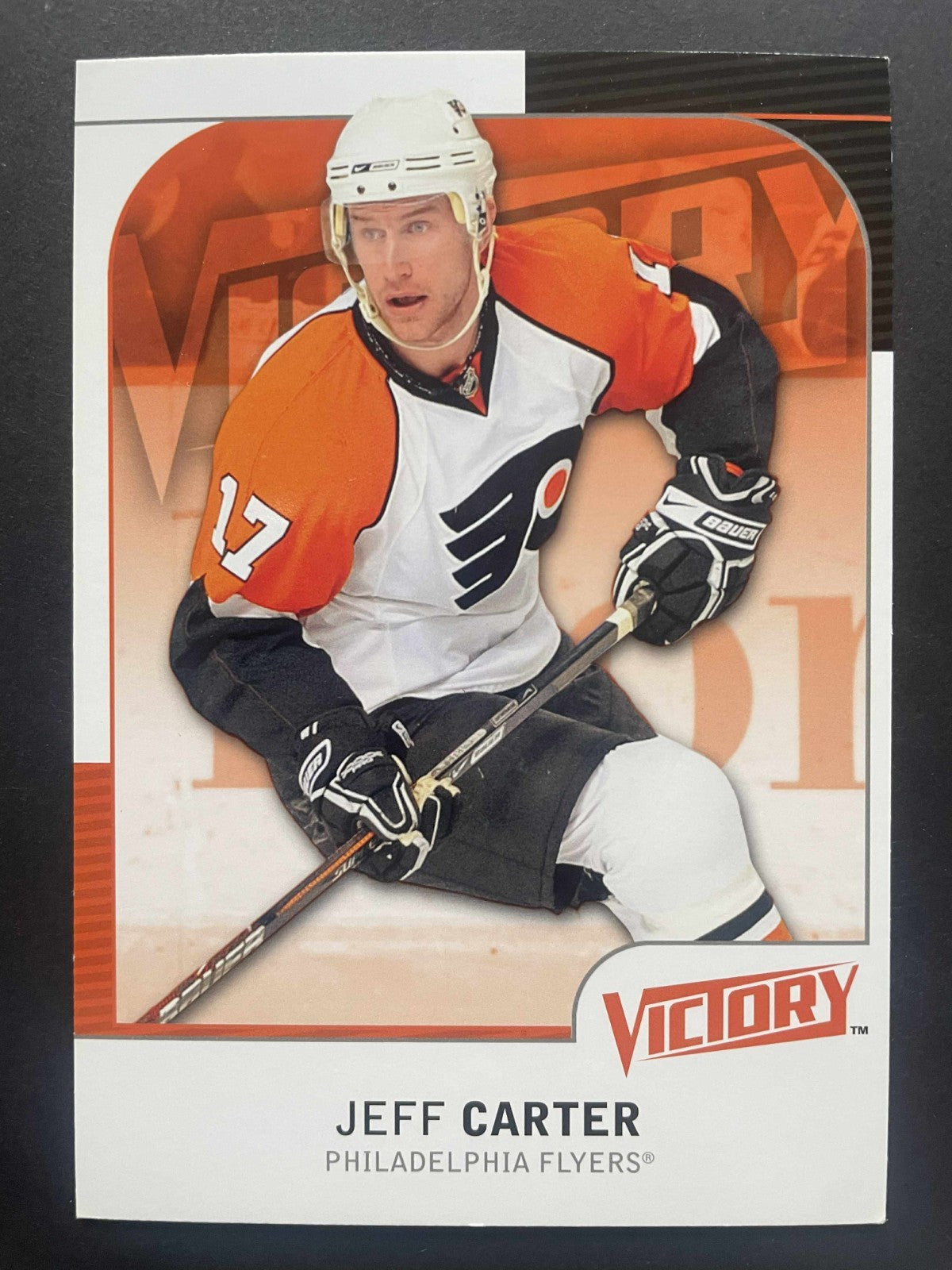 2009-10 Upper Deck Victory Hockey Oversized Jumbo Jeff Carter #OS33 REF I