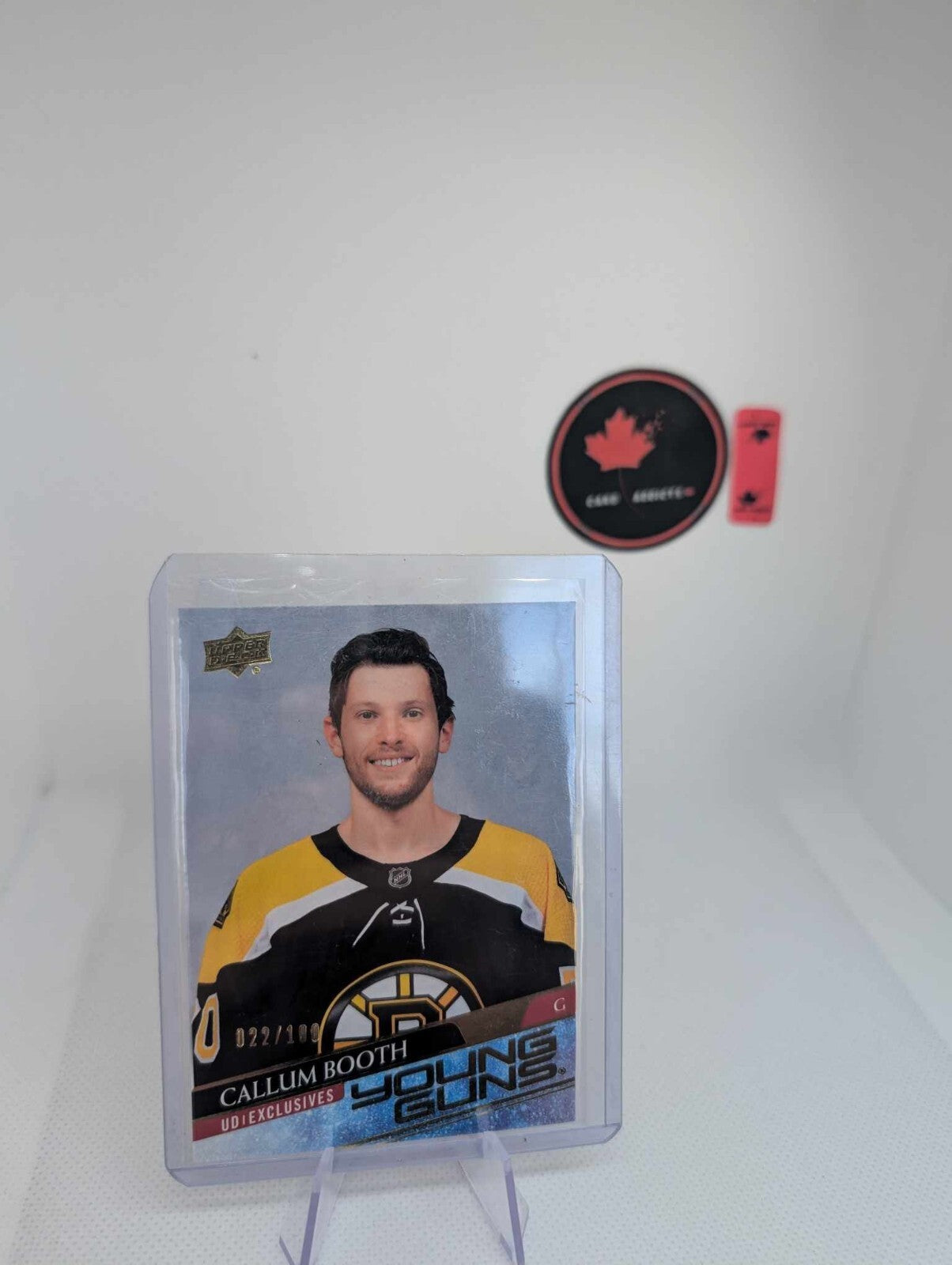 2020-21 Upper Deck Young Guns Exclusives #704 Callum Booth /100