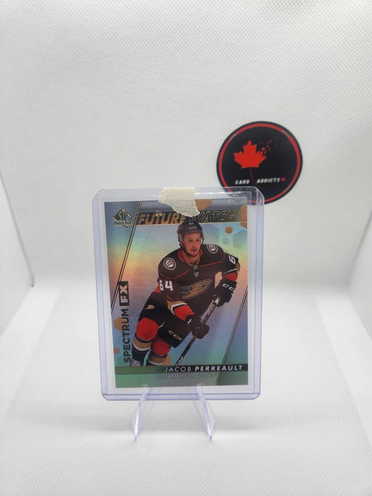 2022-23 SP Authentic Future Watch Spectrum FX #S75 Jacob Perreault RC