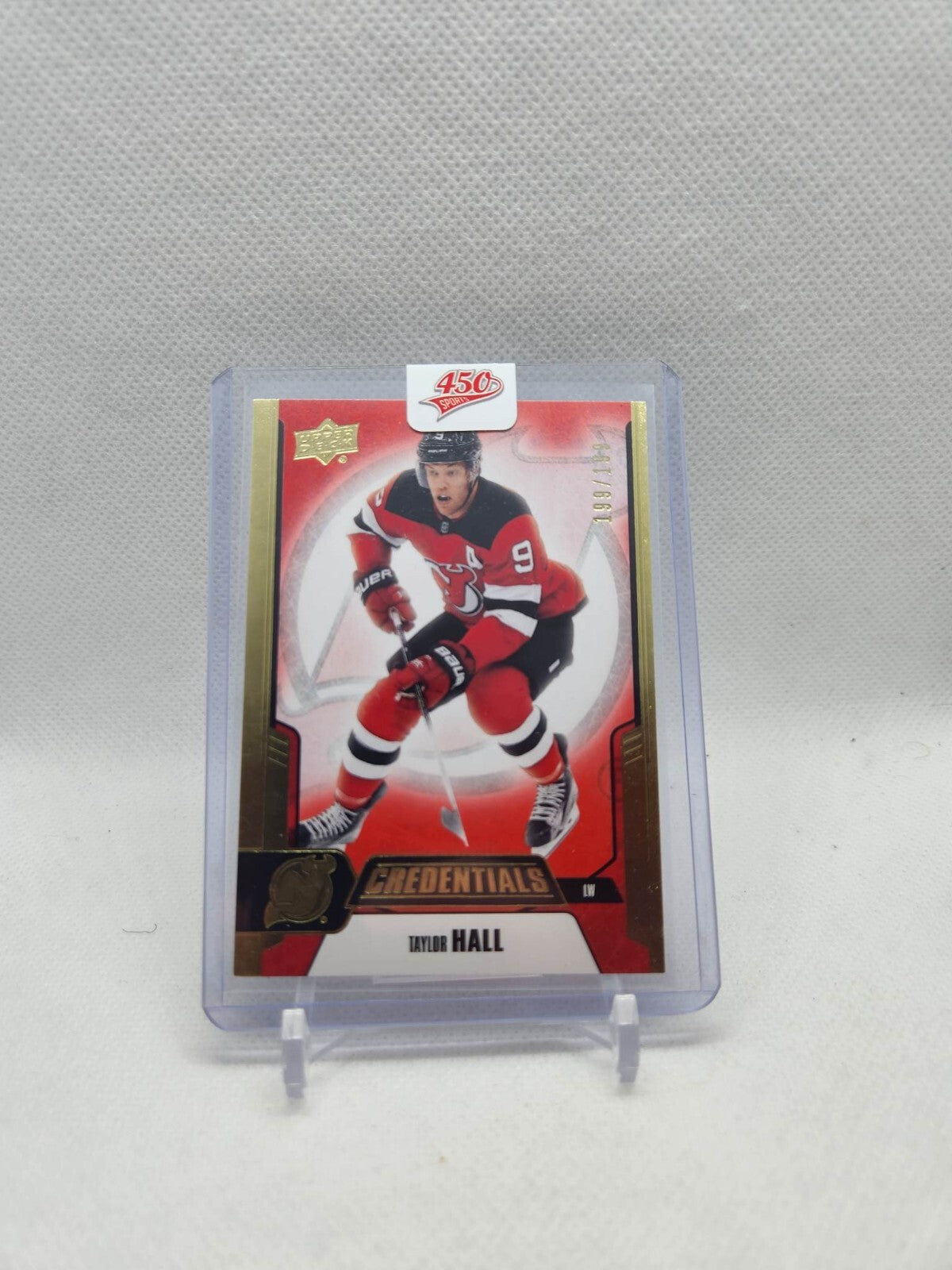 2019-20 Upper Deck Credentials Red /199 Taylor Hall #35