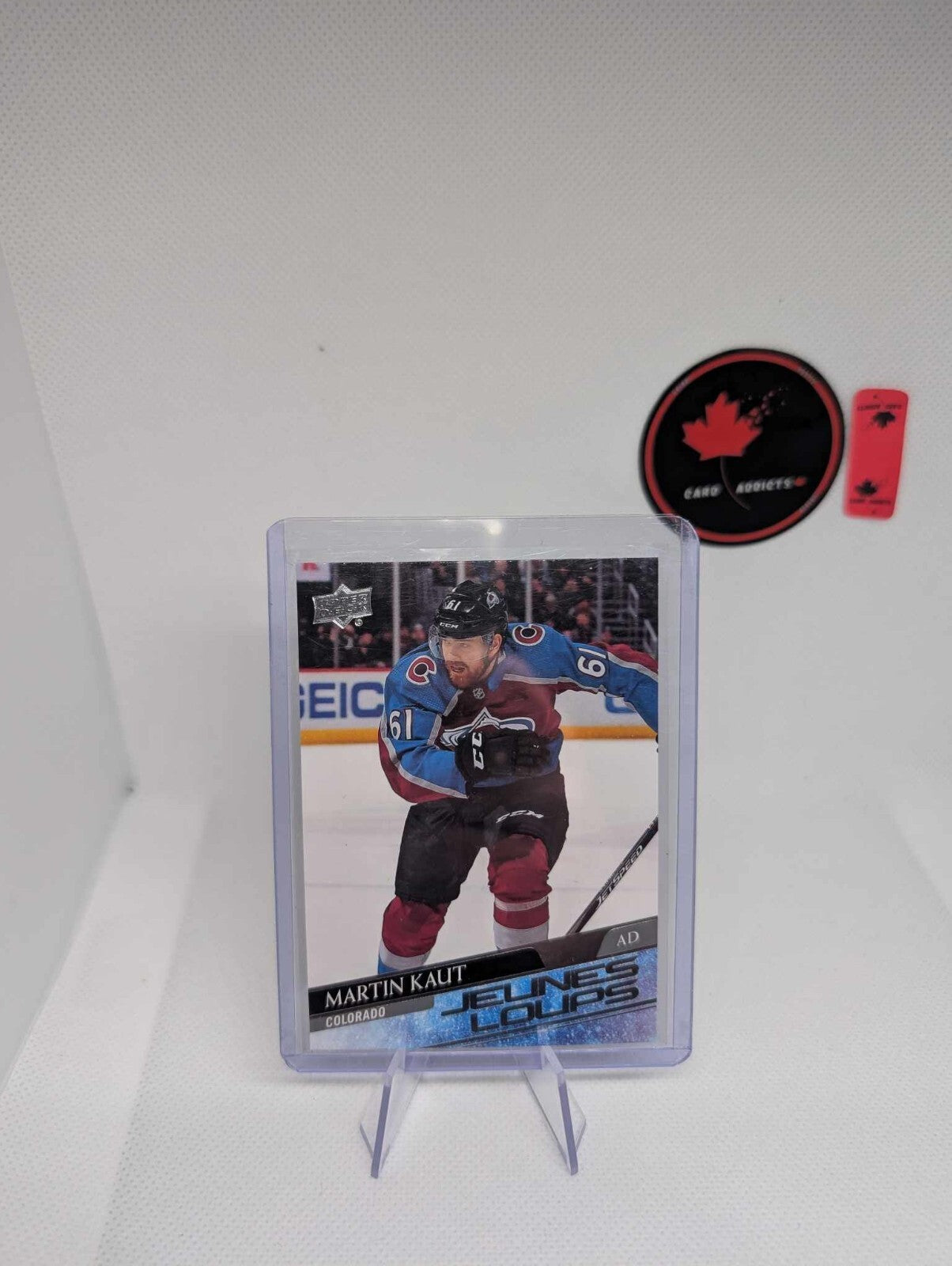 2020-21 Upper Deck Martin Kaut Jeunes Loups French Yg Rc Young Guns Avalanche