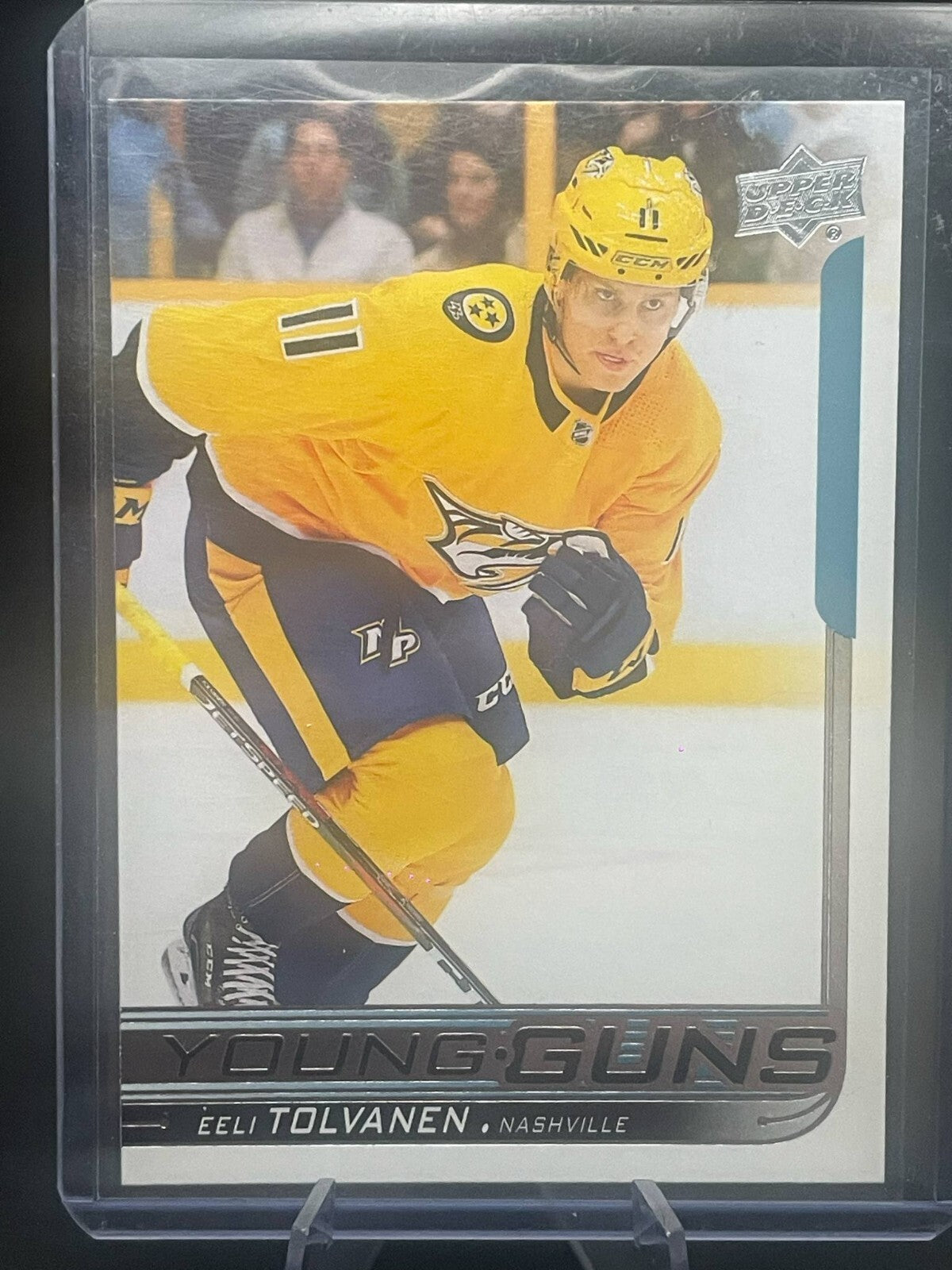 2018-19 Upper Deck Series 1 Young Guns Eeli Tolvanen Rookie #217