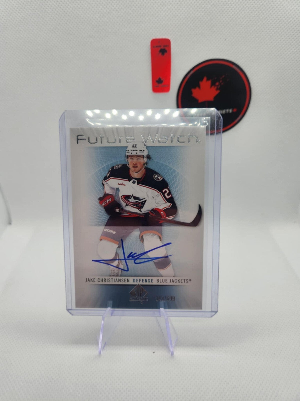 2022-23 Retro Future Watch Autographs Jake Christiansen Rookie Auto /699