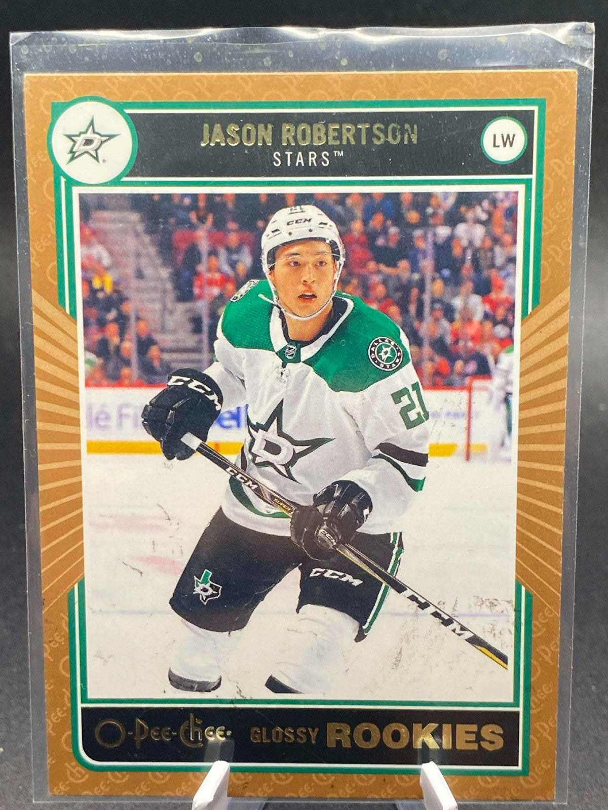 2020-21 Upper Deck Glossy Rookies Gold Jason Robertson #R-2