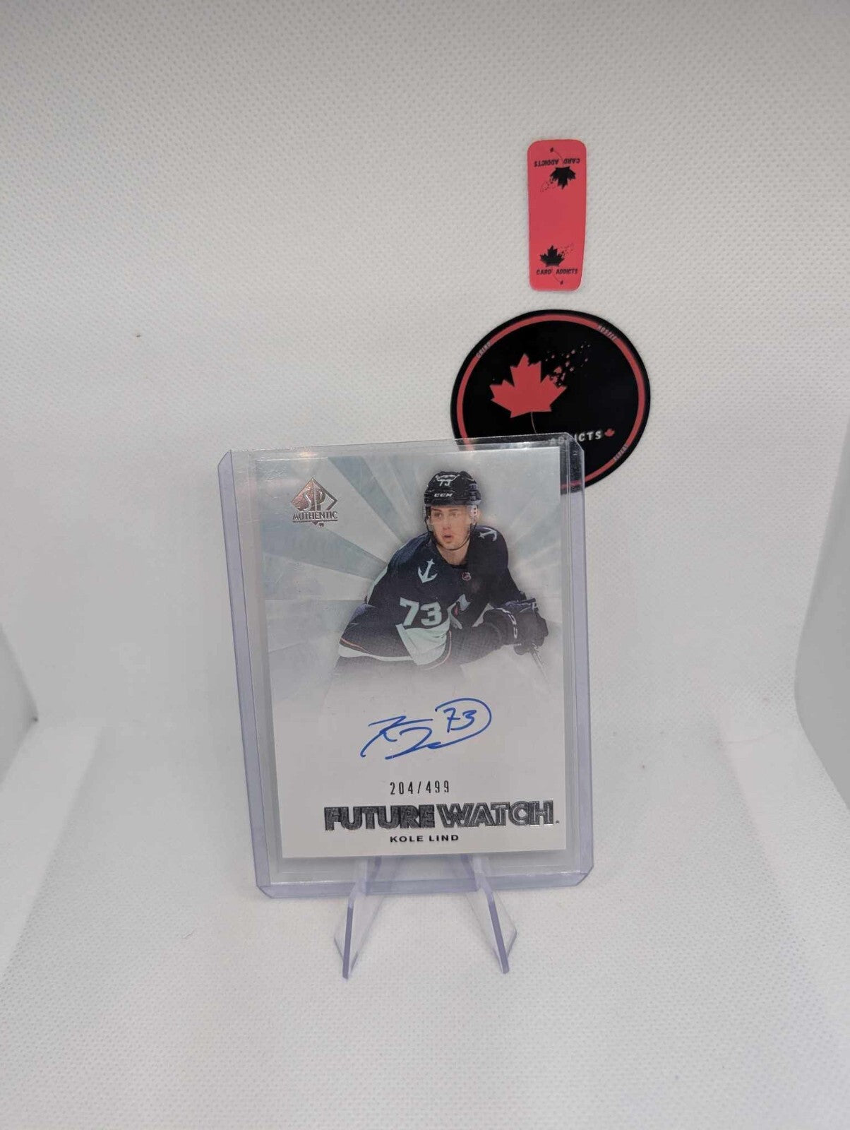 2021-22 SP Authentic Kole Lind Future Watch Auto Retro /499