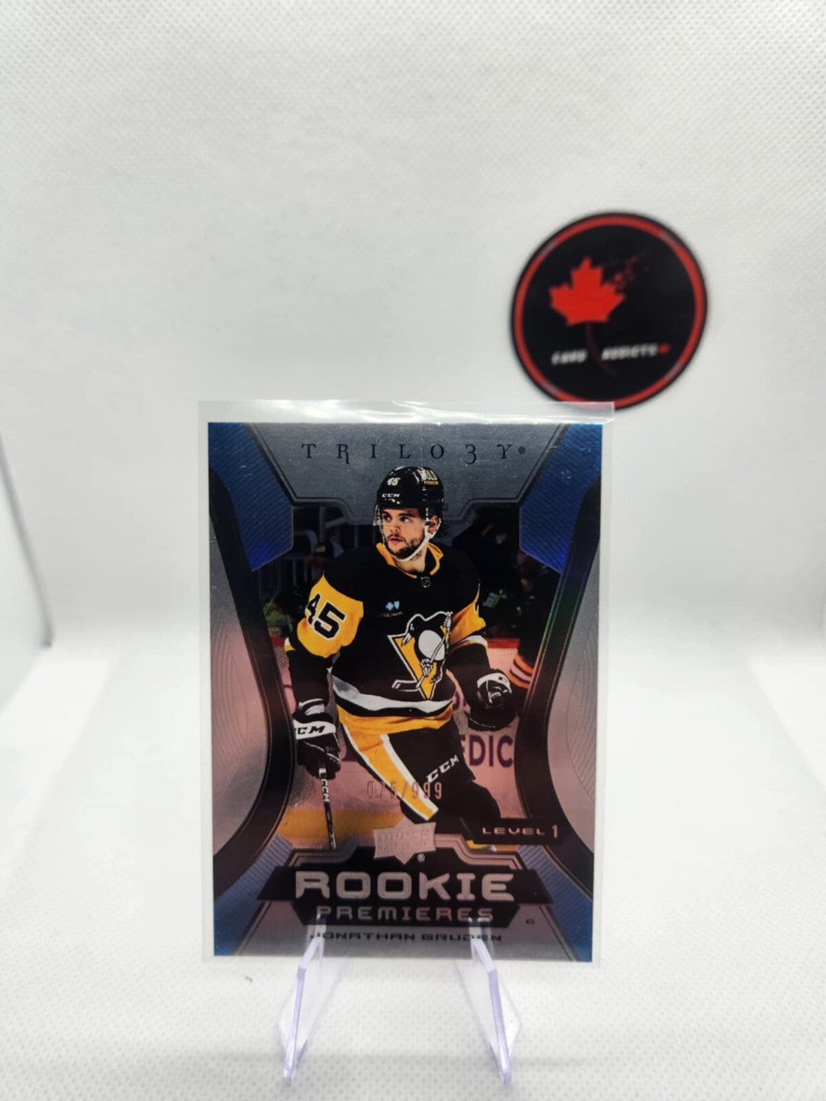 2023-24 Upper Deck Trilogy Jonathan Gruden #104 Rookie premieres Level 1 /999