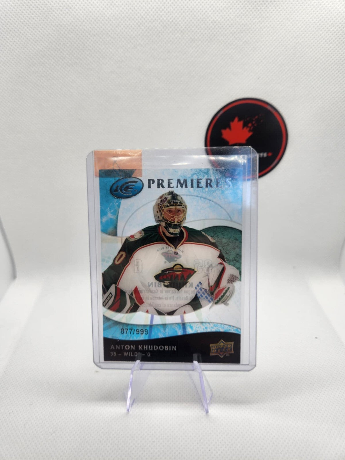ANTON KHUDOBIN 2009-10 Upper Deck ICE Premieres ROOKIE #/999