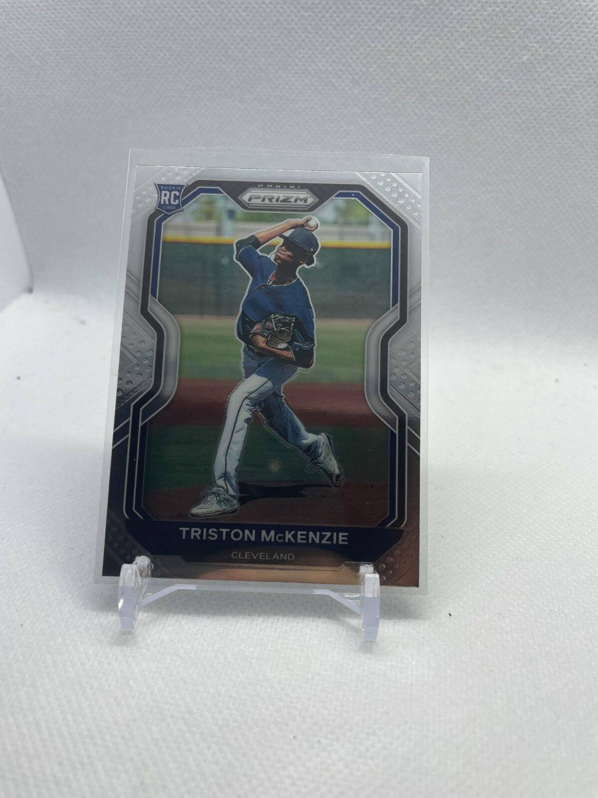 2021 Panini Prizm Triston McKenzie Rookie RC #25 Base