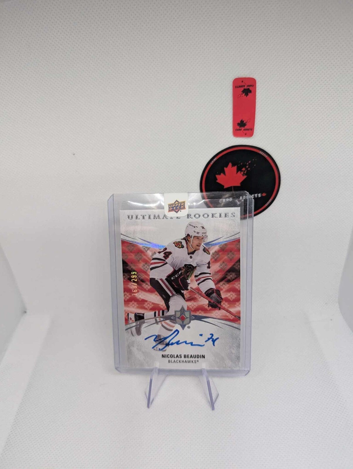 2020 Ultimate Collection Rookies /299 Tier 1 Nicolas Beaudin #154 Rookie Auto RC