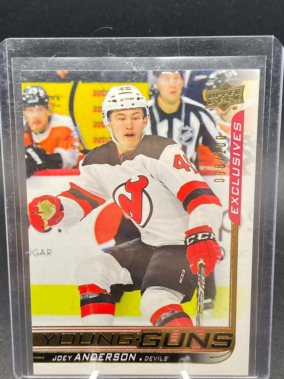 2018-19 Upper Deck Series 2 Young Guns Exclusives /100 Joey Anderson 473