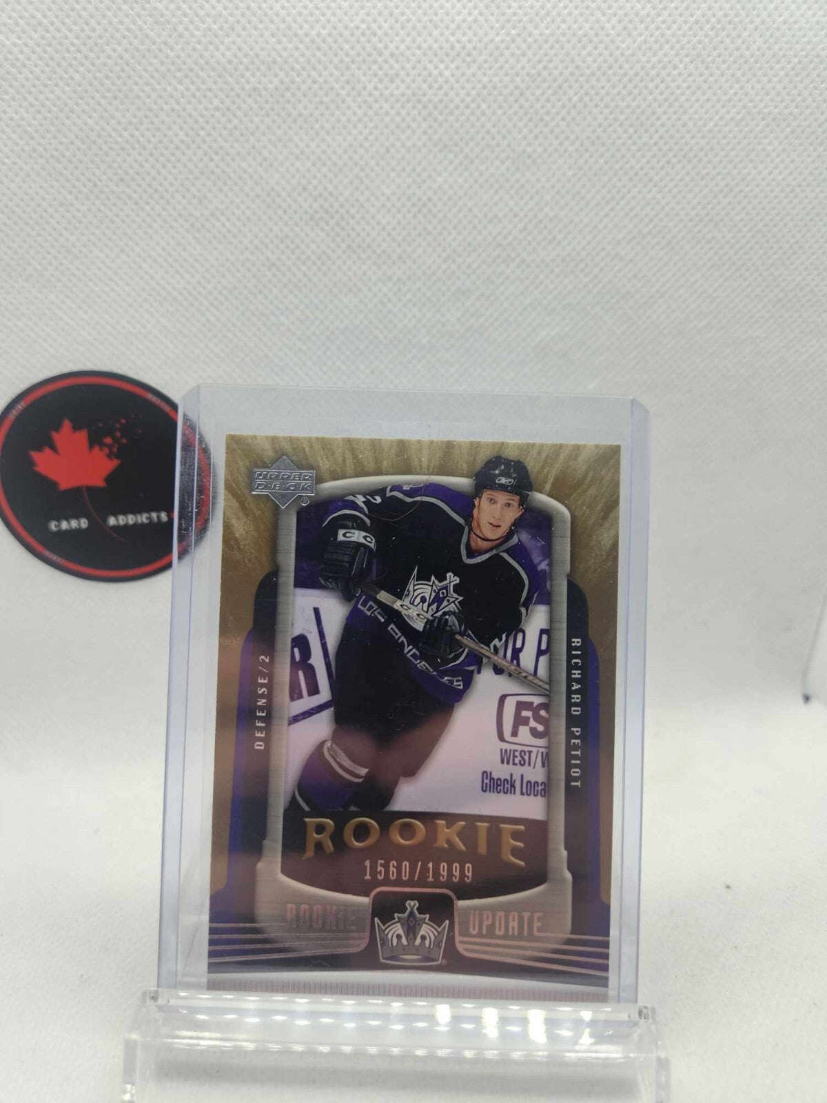 2005-06 Upper Deck Rookie Update Richard Petiot RC /1999 #145