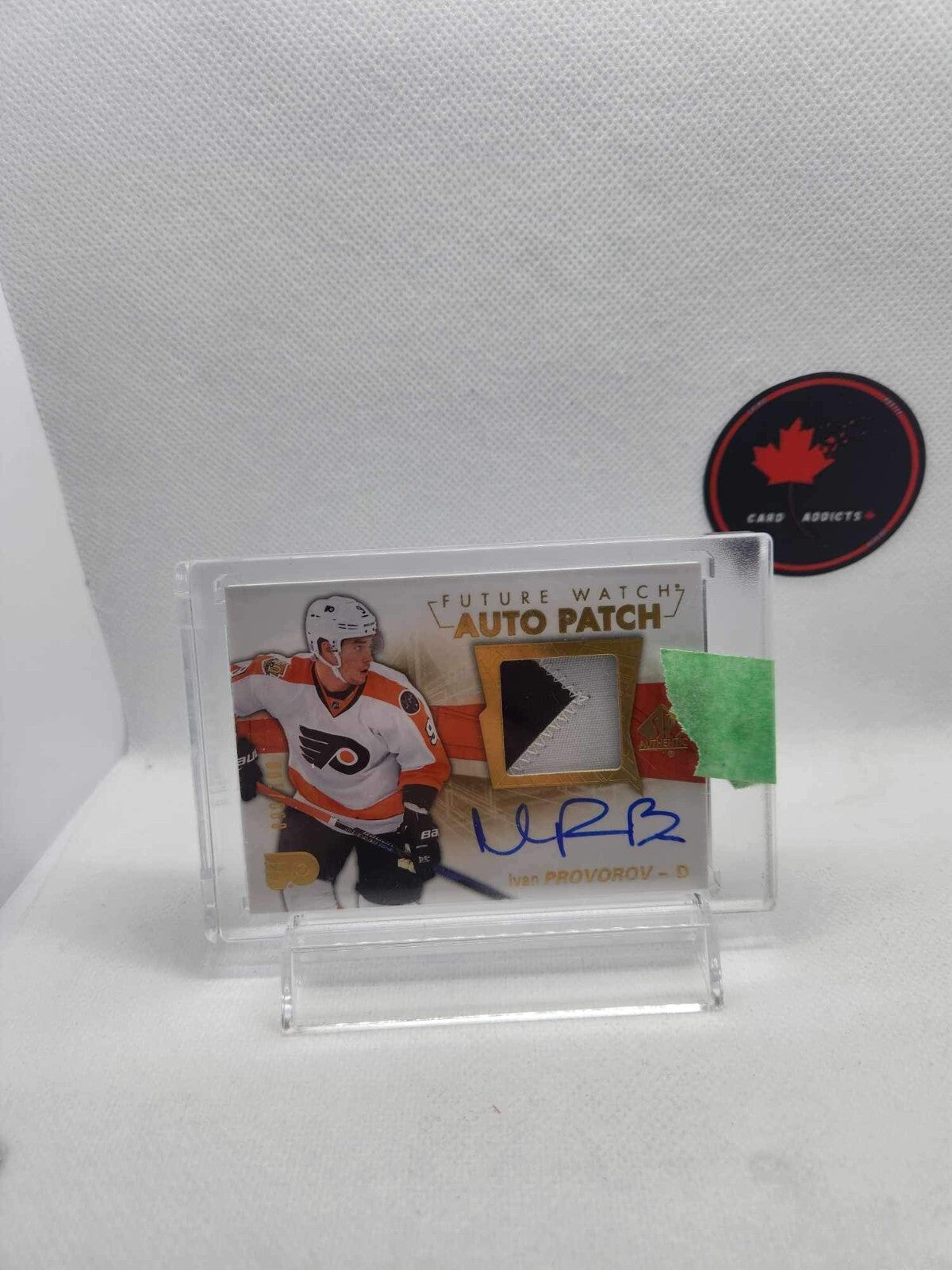 16-17 SP Authentic Ivan Provorov /100 Auto Patch Rookie Future Watch 2016
