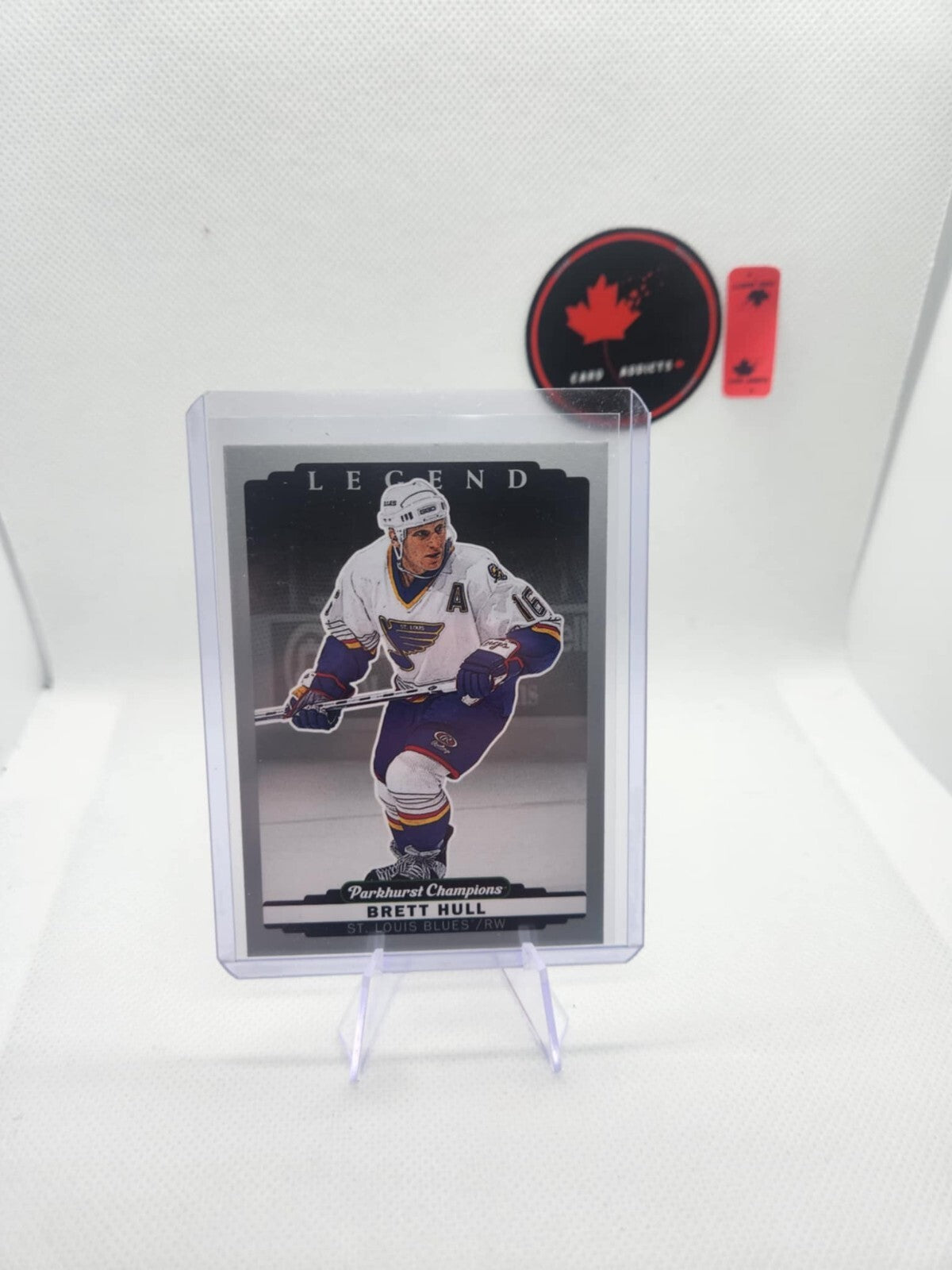 2022-23 Upper Deck Parkhurst Champions SP Legends Silver Brett Hull #342 HOF