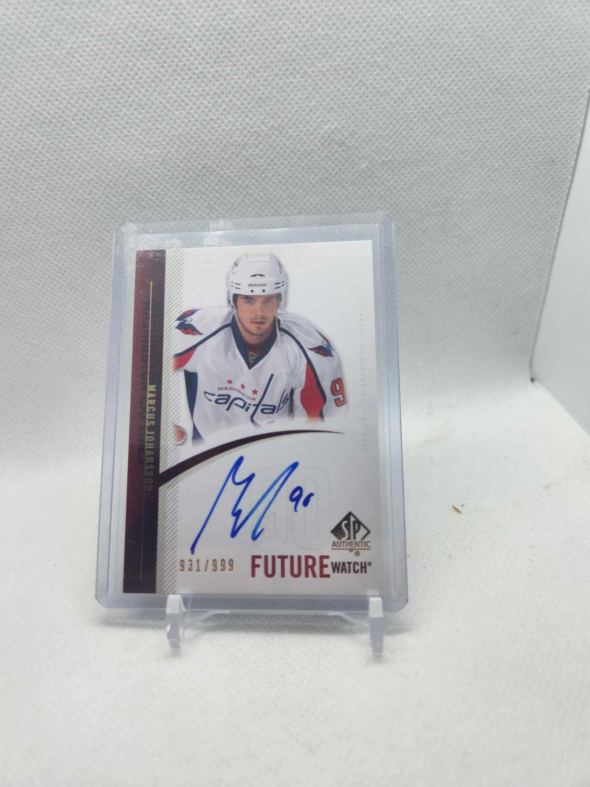 2010-11 Hockey SP Authentic Future Watch Rookie Marcus Johansson /999