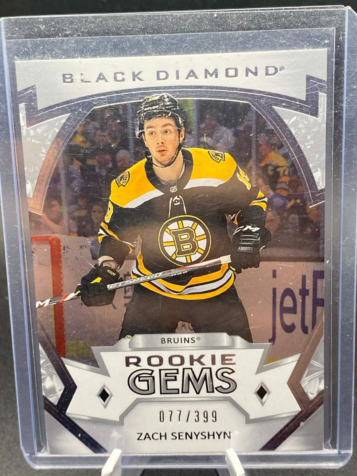 2019-20 Upper Deck Black Diamond Rookie Gems ZACH SENYSHYN #RG-ZS /399 Bruins