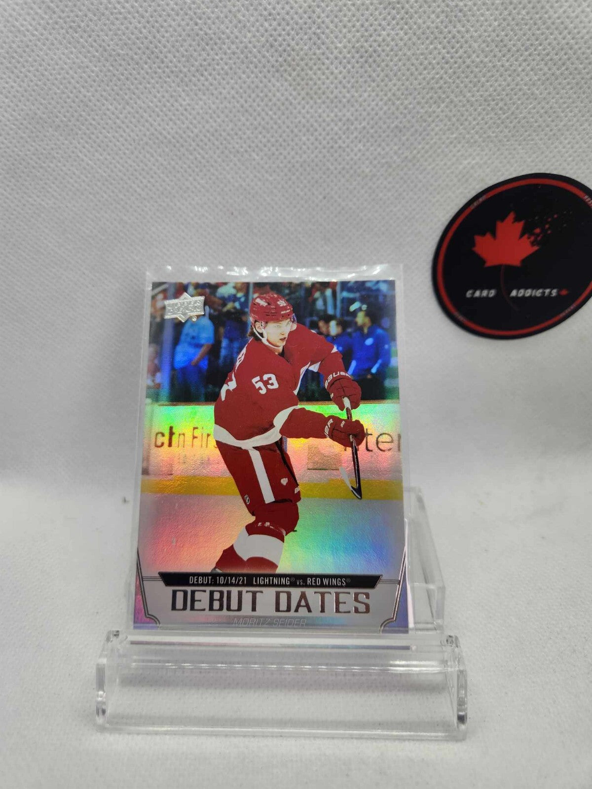 2022-23 Upper Deck Series 1 Debut Dates Moritz Seider #DD-25