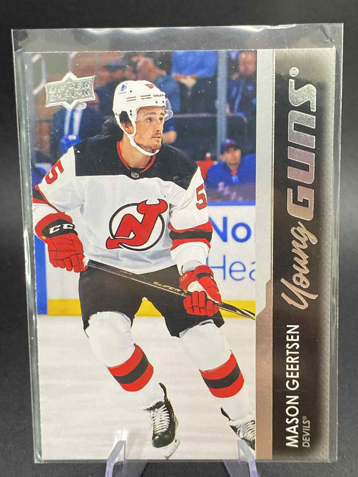 2021-22 Upper Deck Series 2 Young Guns YG 470 Mason Geersten New Jersey Devils20