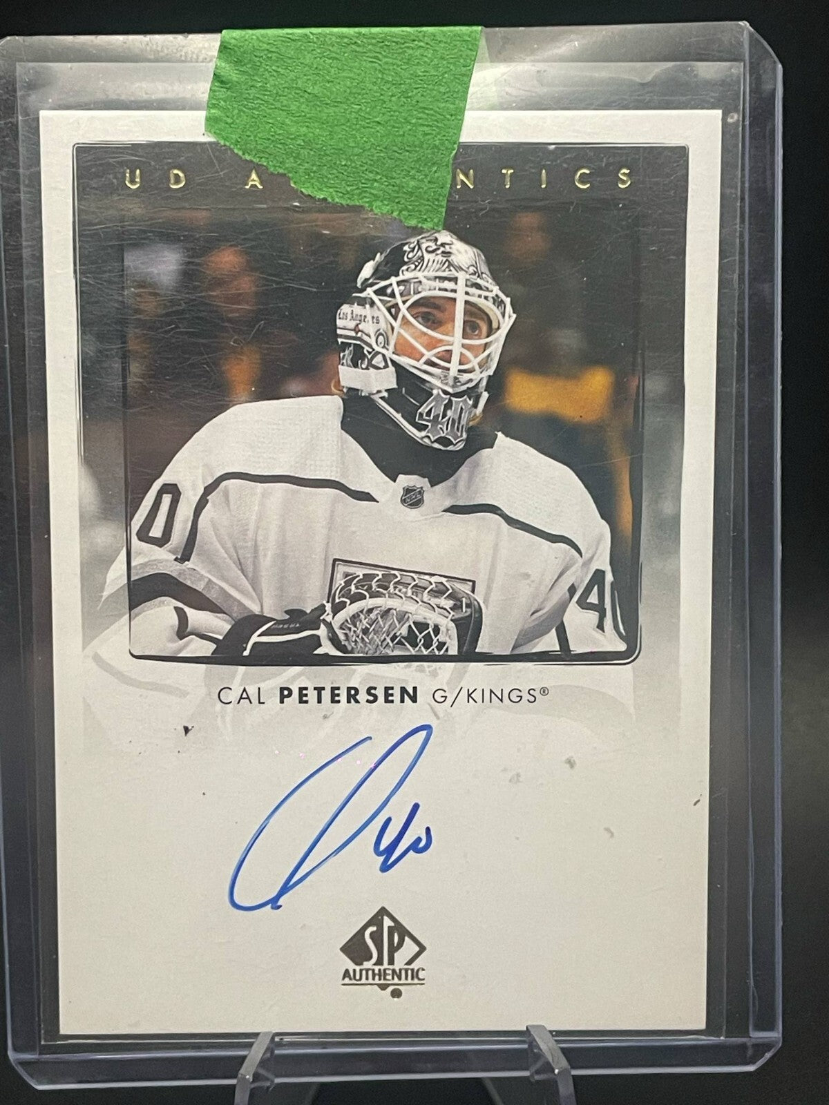 2022-23 SP Authentic UD Authentics Autographs Cal Petersen Auto Los Angeles