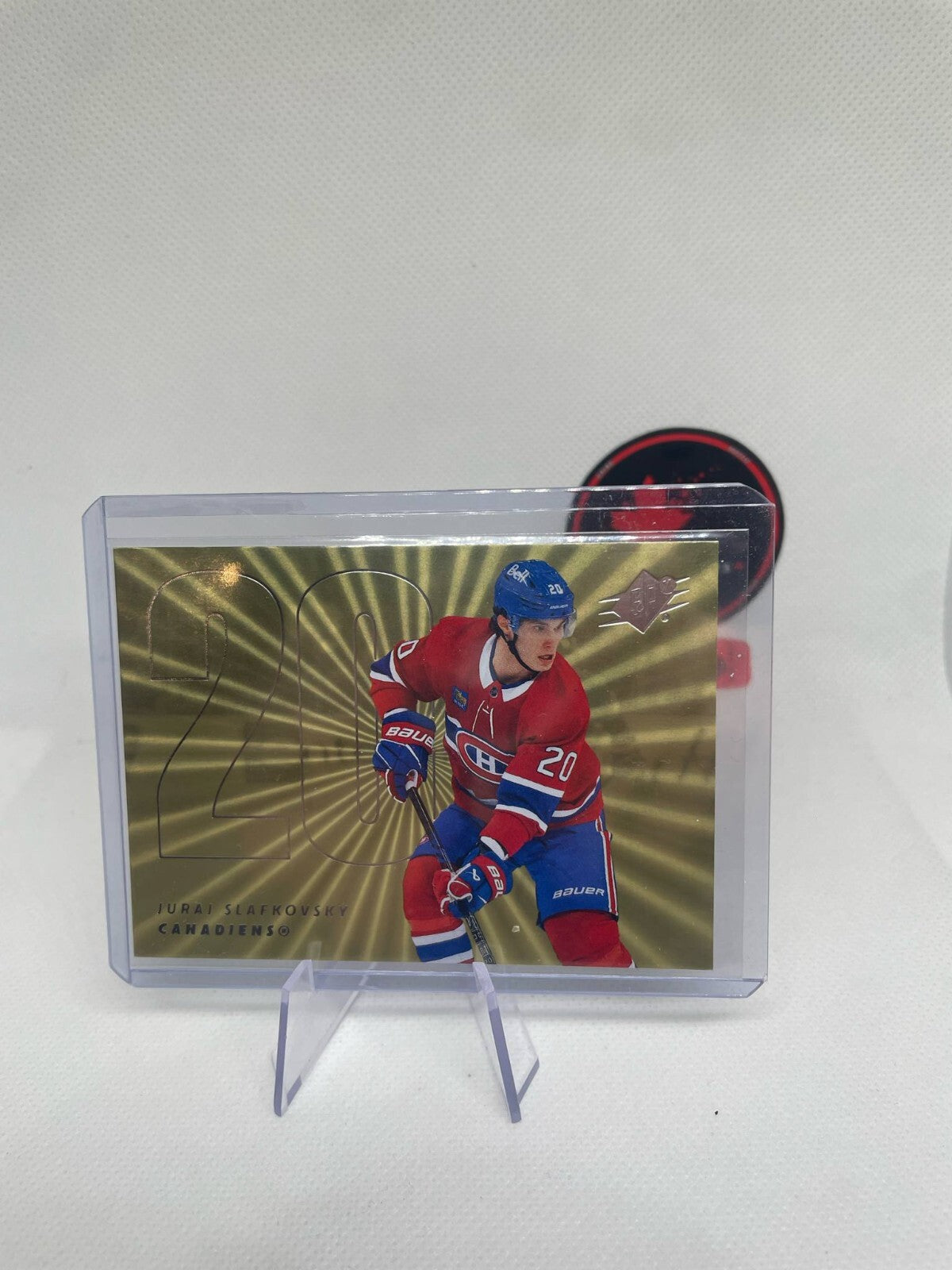 2024-25 UD SPX Juraj Slafkovsky Gold #51 Canadiens