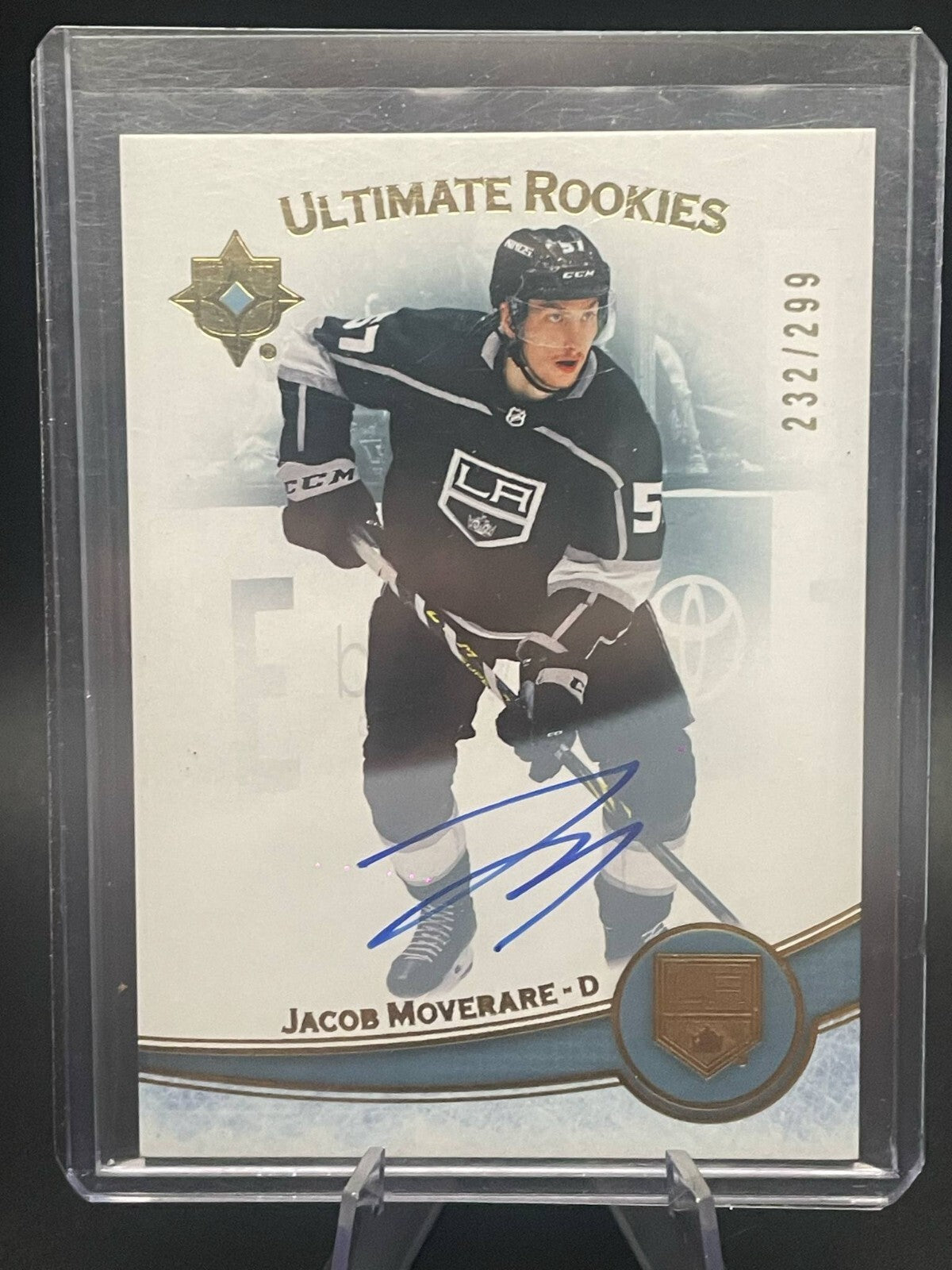 2022-23 UD ULTIMATE COLLECTION JACOB MOVERARE RC AUTO /299 ULTIMATE ROOKIES #131