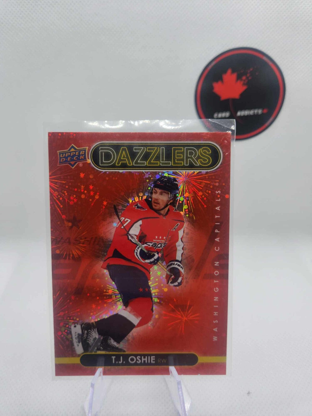2021-22 Upper Deck Dazzlers Red #DZ-98 T.J. Oshie