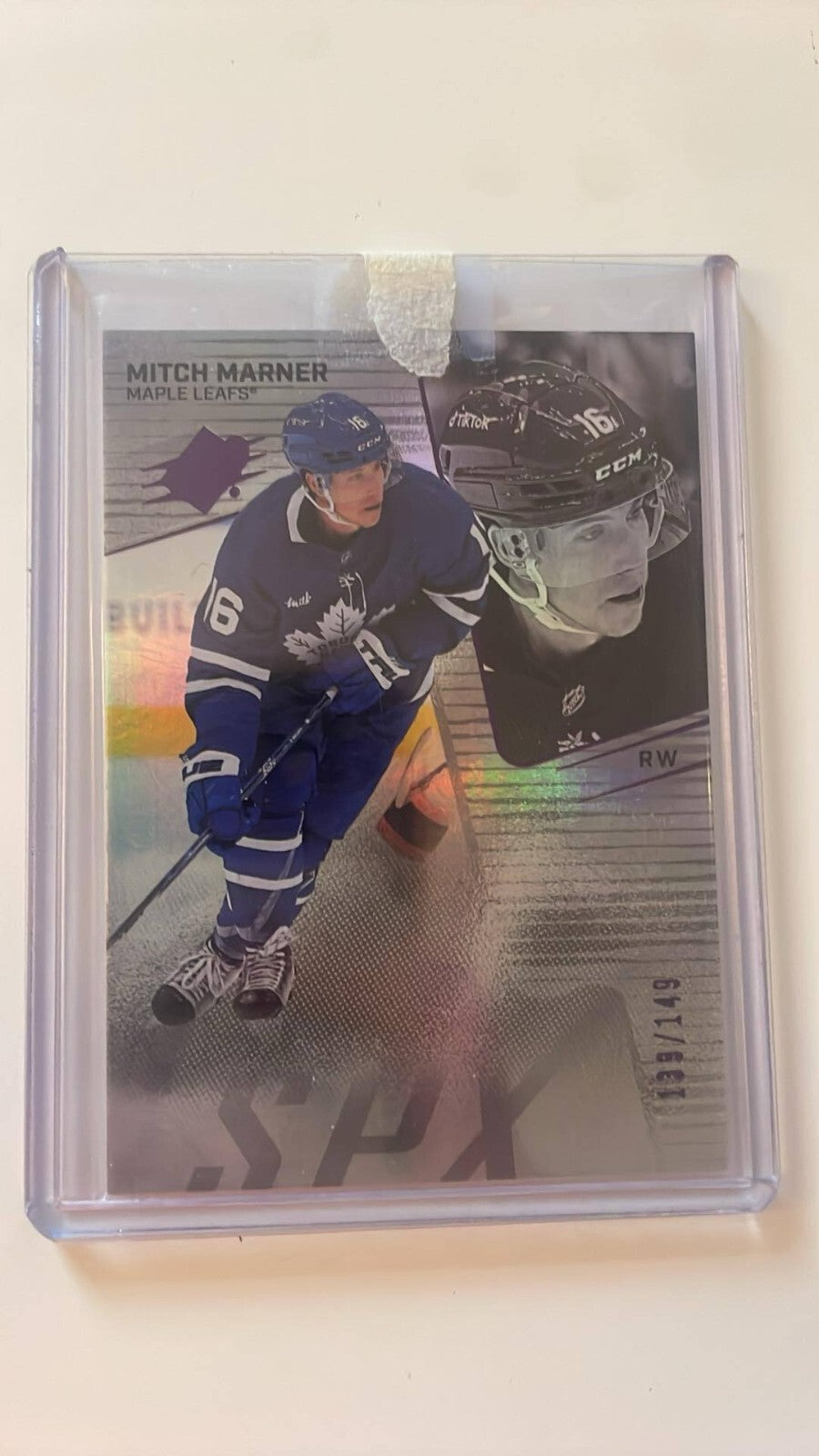 Mitch Marner 2022-23 SPX Colored Holofoil /149 #59 Toronto Maple Leafs
