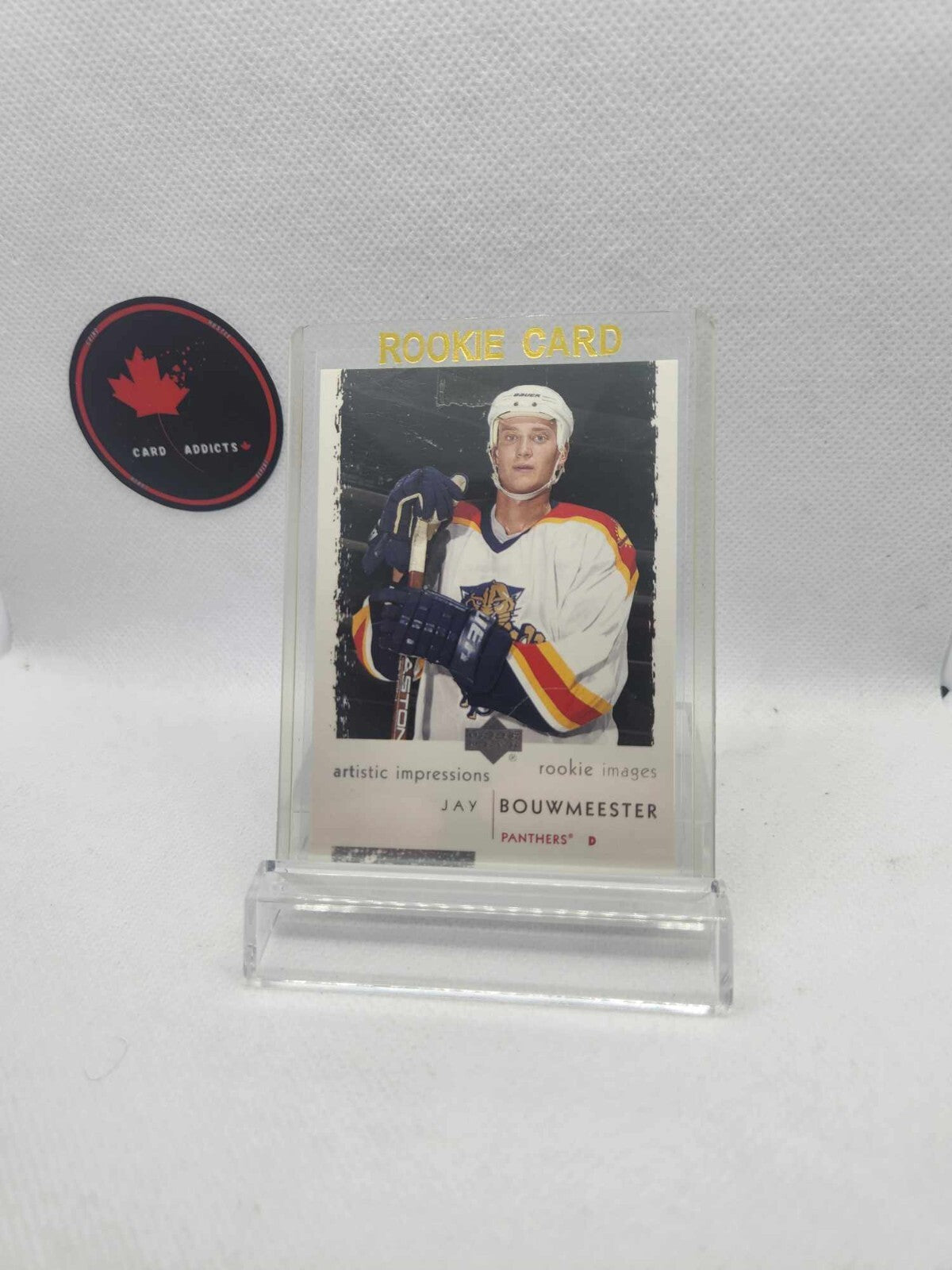 2002-03 Upper Deck Hockey #94 Jay Bouwmeester Artistic Impressions Rookie Card