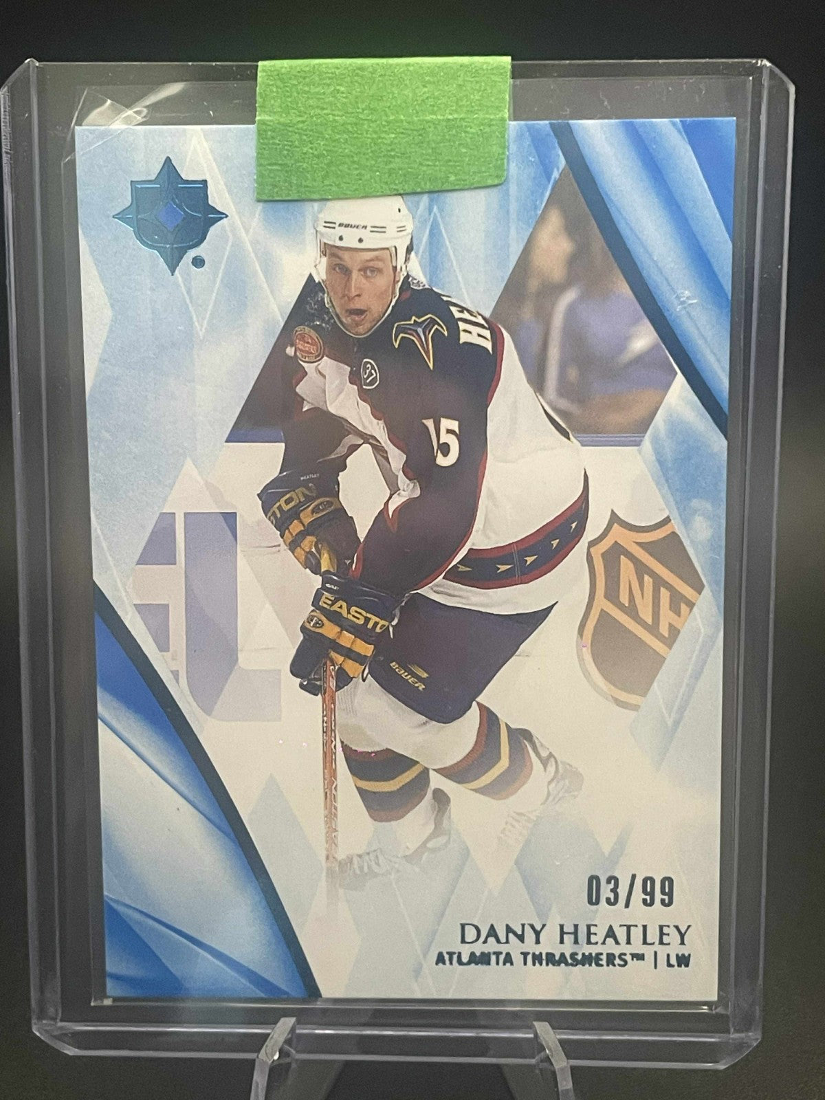 2023-24 ULTIMATE COLLECTION LEGENDS BLUE /99 DANY HEATLEY ATLANTA THRASHERS