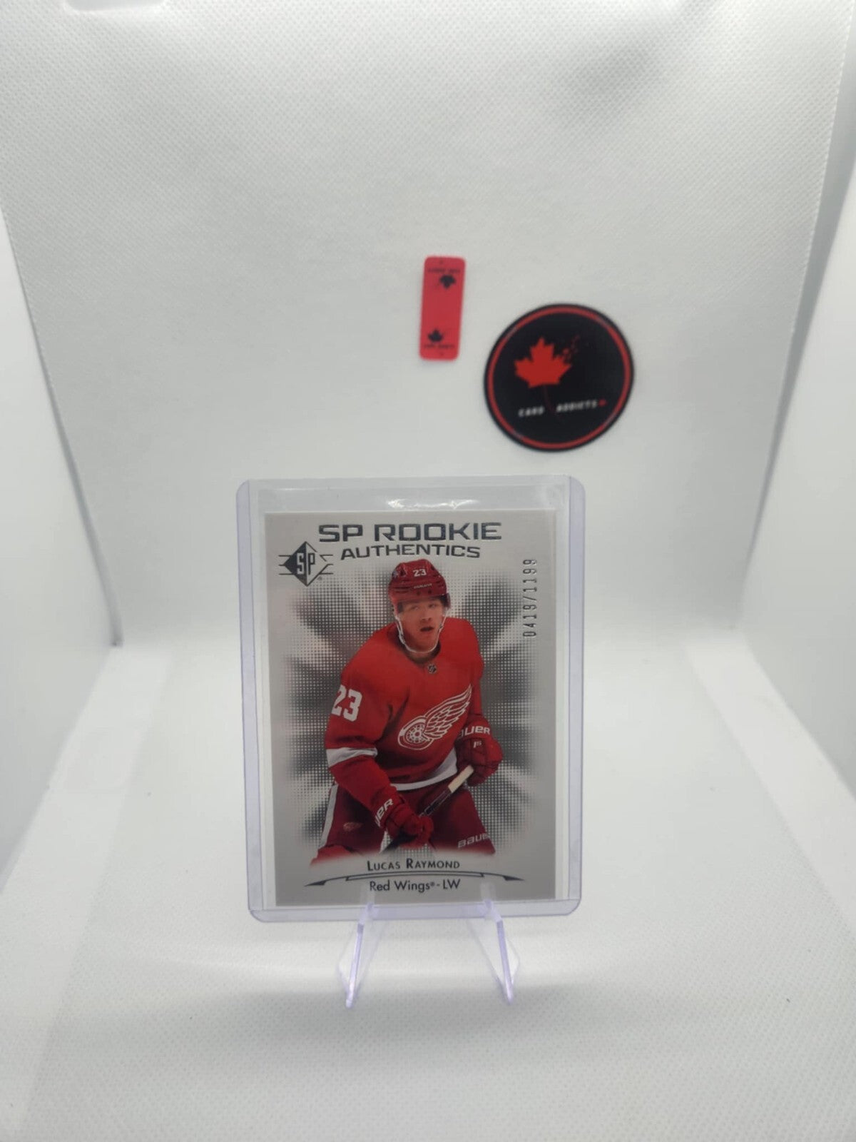 2021/22 Upper Deck Sp Rookie Authentics Lucas Raymond Rc #132 /1199