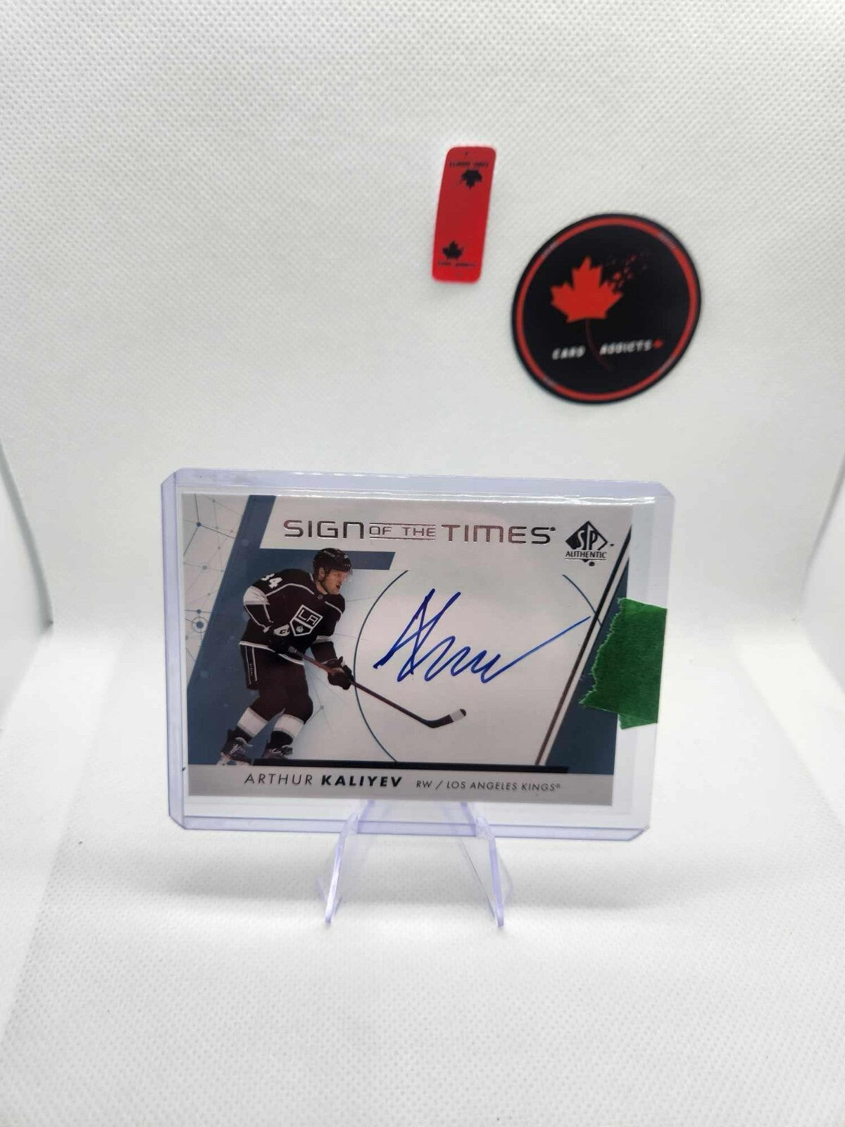 2022-23 SP Authentic Sign of the Times #SOTT-AK Arthur Kaliyev! SP!