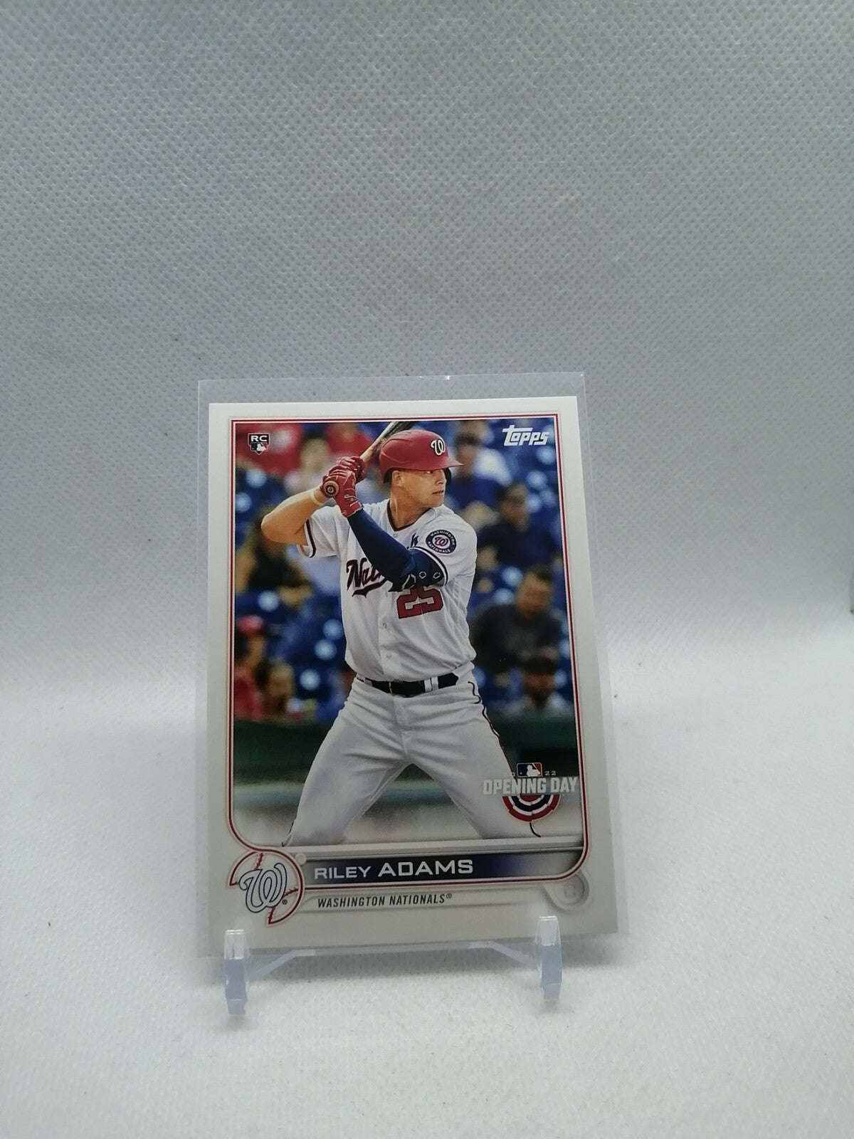2022 Topps Opening Day Riley Adams Rookie Washington Nationals #83