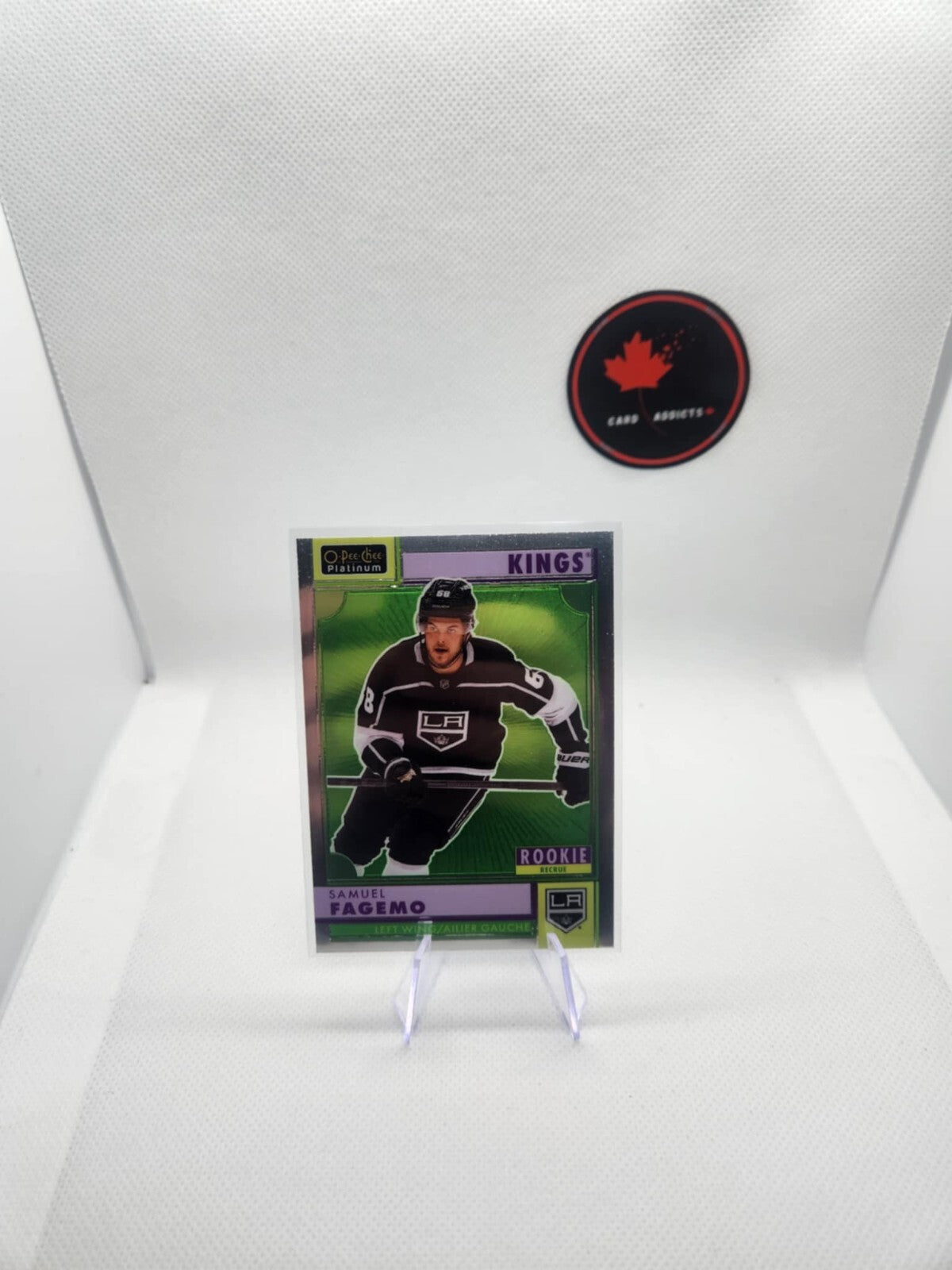 2022-23 UD OPC Platinum Retro R-76 Samuel Fagemo, Los Angeles Kings