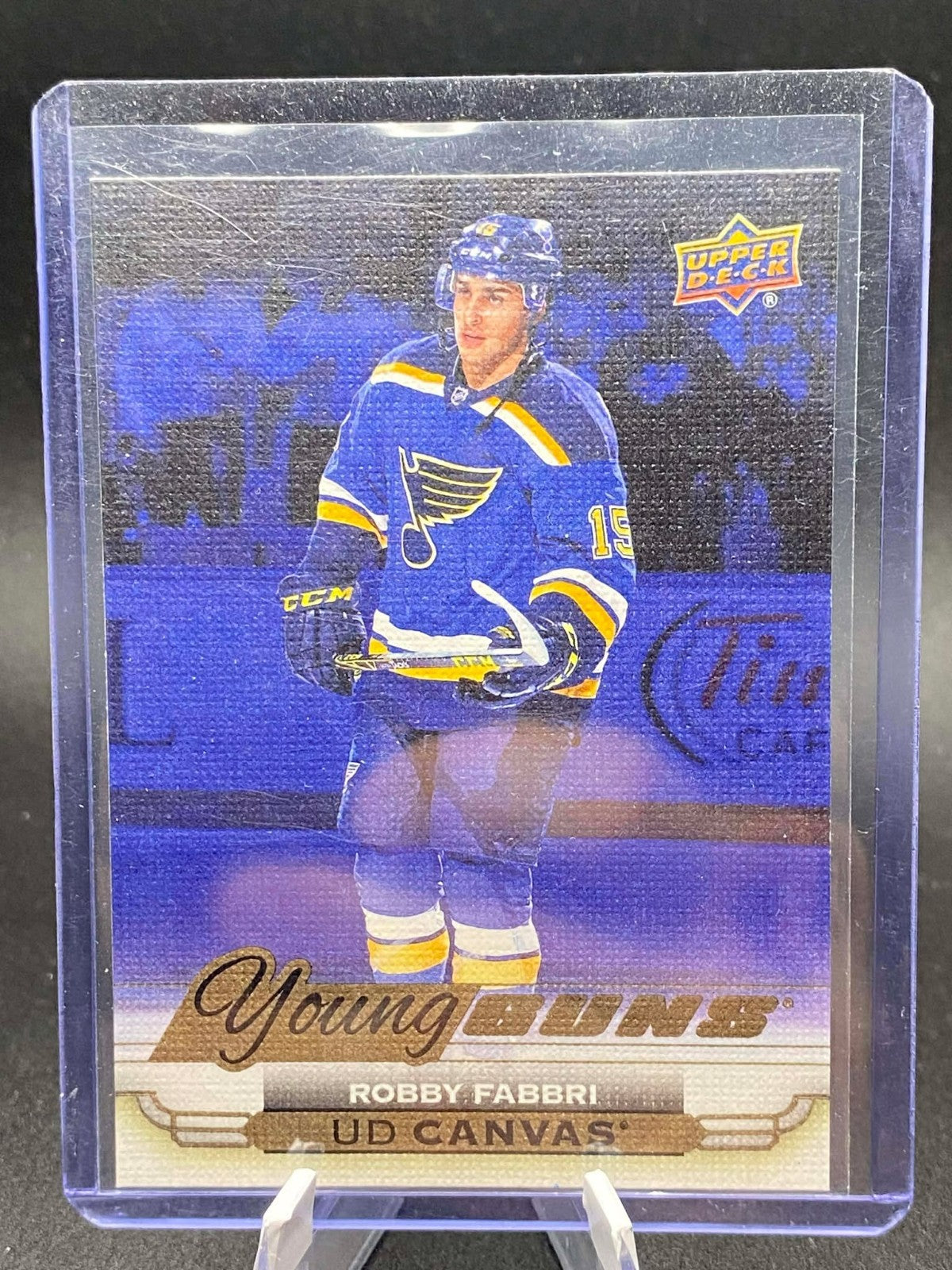 2015-16 Upper Deck UD Canvas Young Guns Robby Fabbri #C118 Rookie RC