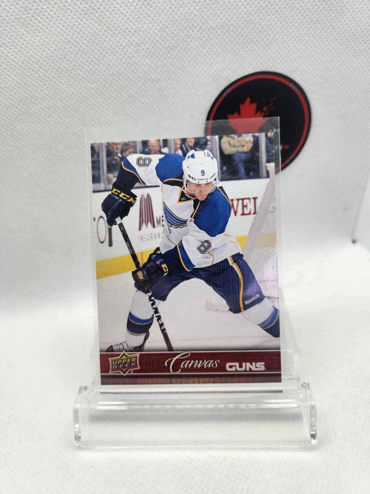2012-13 Upper Deck Young Guns Canvas #C116 Jaden Schwartz RC - Blues / Kraken