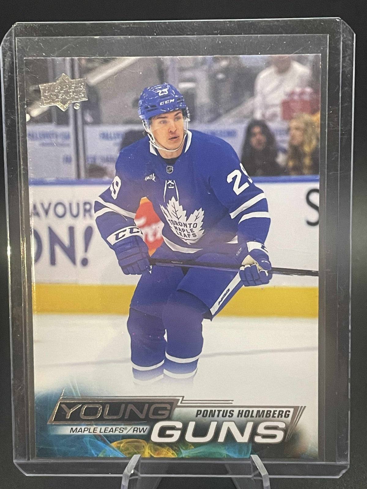 2022-23 Upper Deck Young Guns Hockey Rookie RC #709 Pontus Holmberg