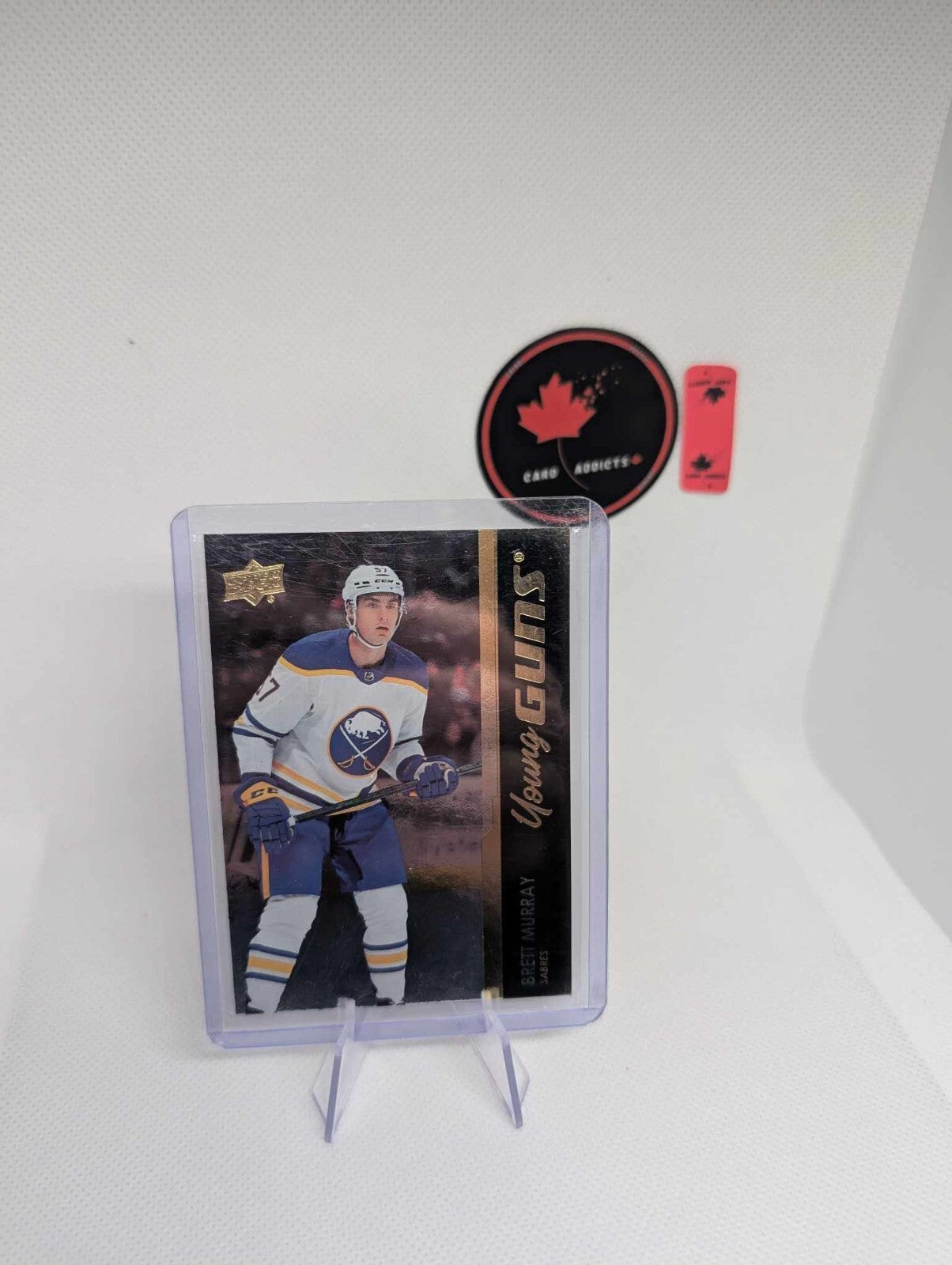 2021-22 Upper Deck Young Guns Silver Foil #455 Brett Murray Buffalo Sabres RC