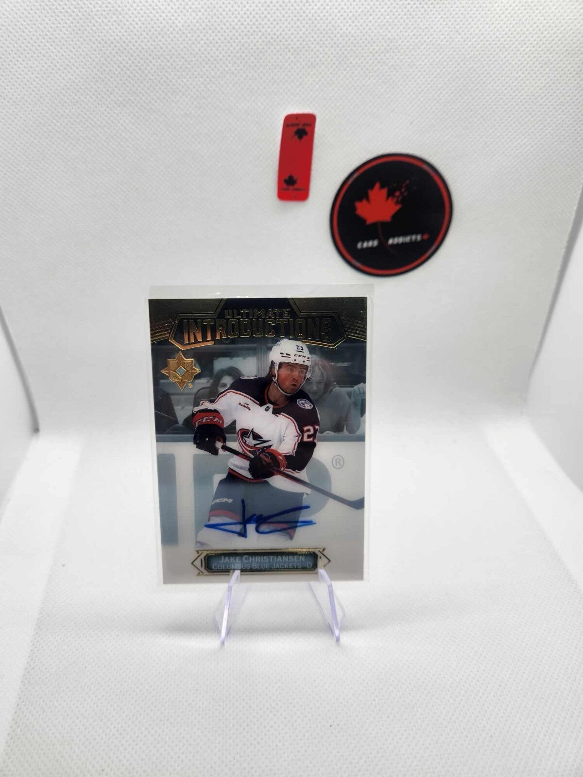 Jake Christiansen 2022-23 UD Ultimate Collection Introductions Auto