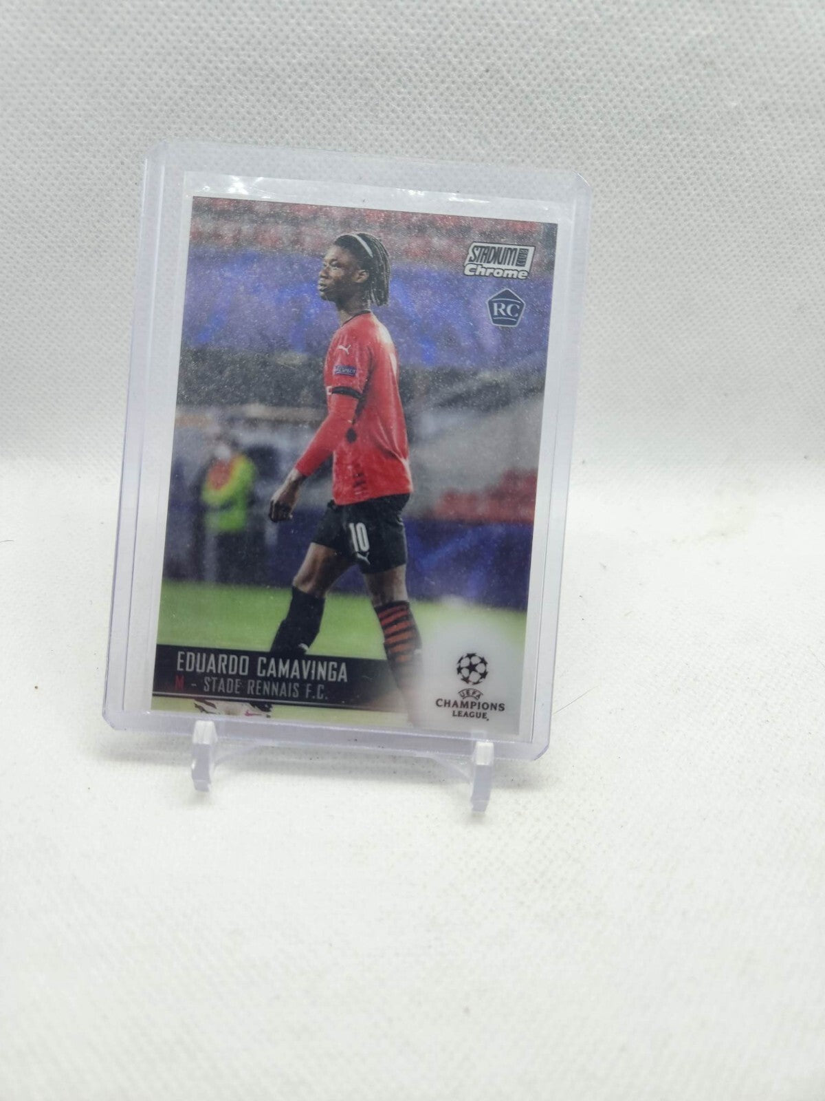 2020-21 TOPPS STADIUM CLUB CHROME EDUARDO CAMAVINGA ROOKIE CARD#35