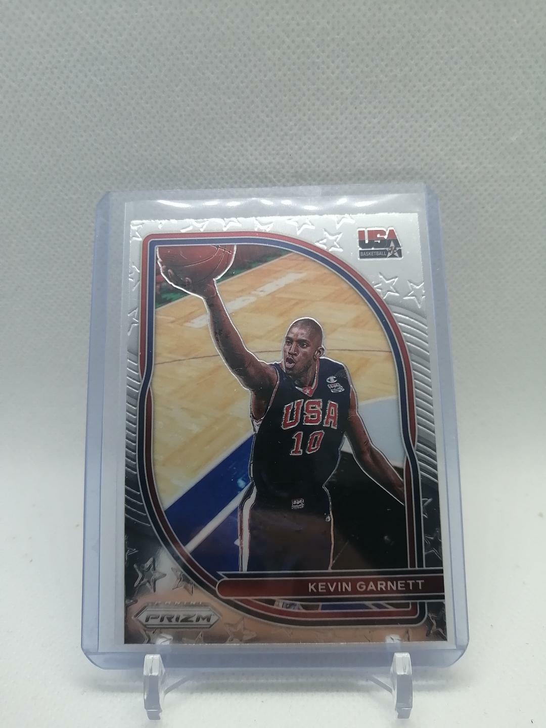 2020-21 Panini Prizm Basketball Base Card Kevin Garnett #4 Team USA