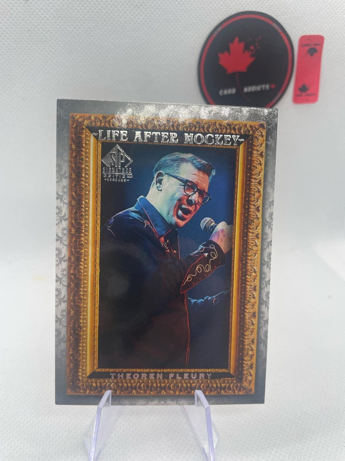 2020-21 SP Signature Legends Life After Hockey ***THEOREN FLEURY*** LA-3