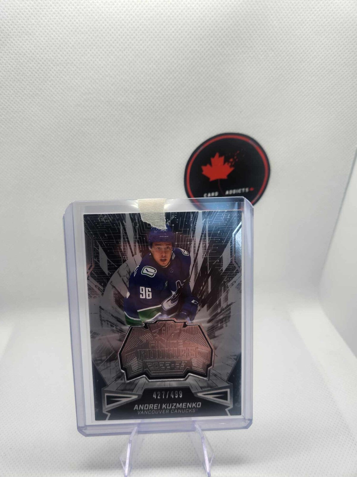 2022-23 SPx Finite Rookies Andrei Kuzmenko /499 #F-36