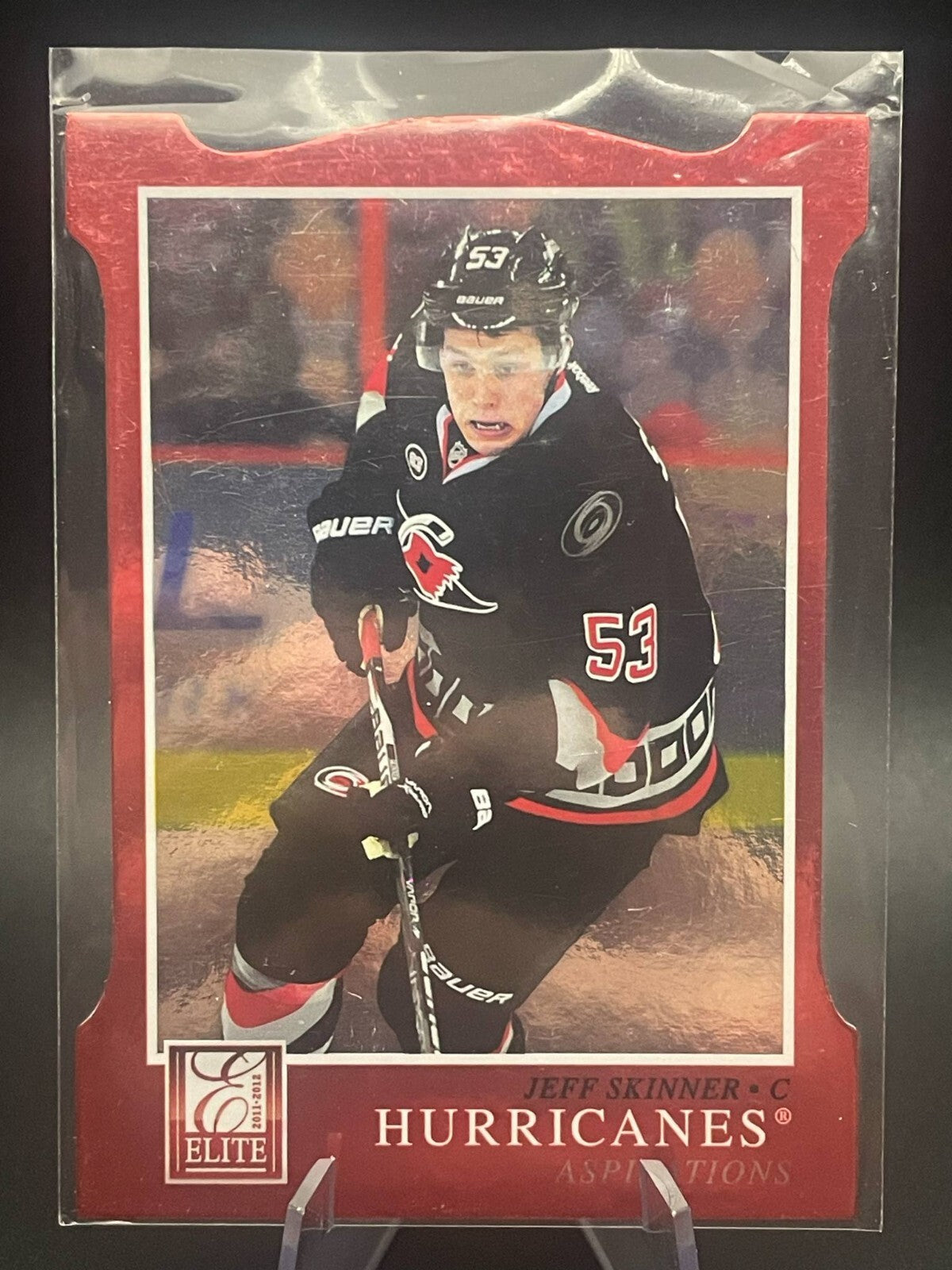 2011-12 Panini Elite Jeff Skinner Aspirations Die Cut Red Oilers