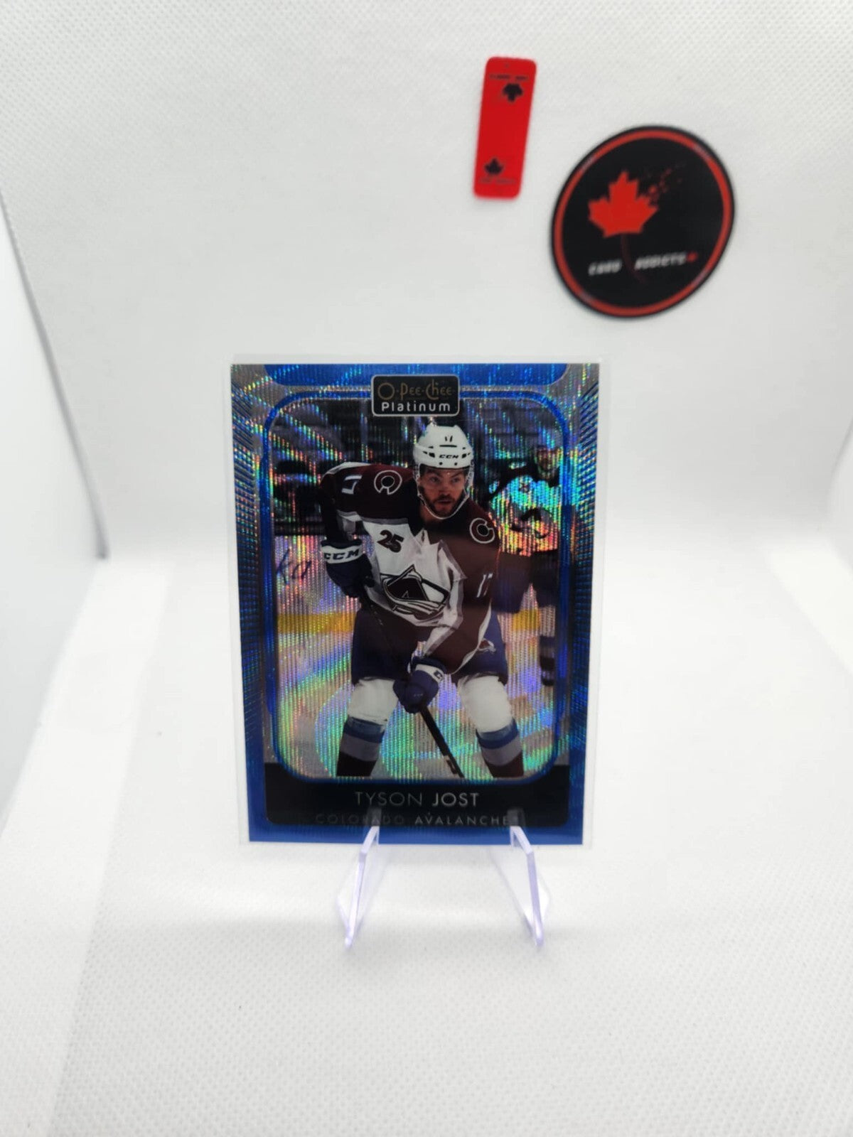 2021-22 O-Pee-Chee OPC Platinum Blue Surge Tyson Jost