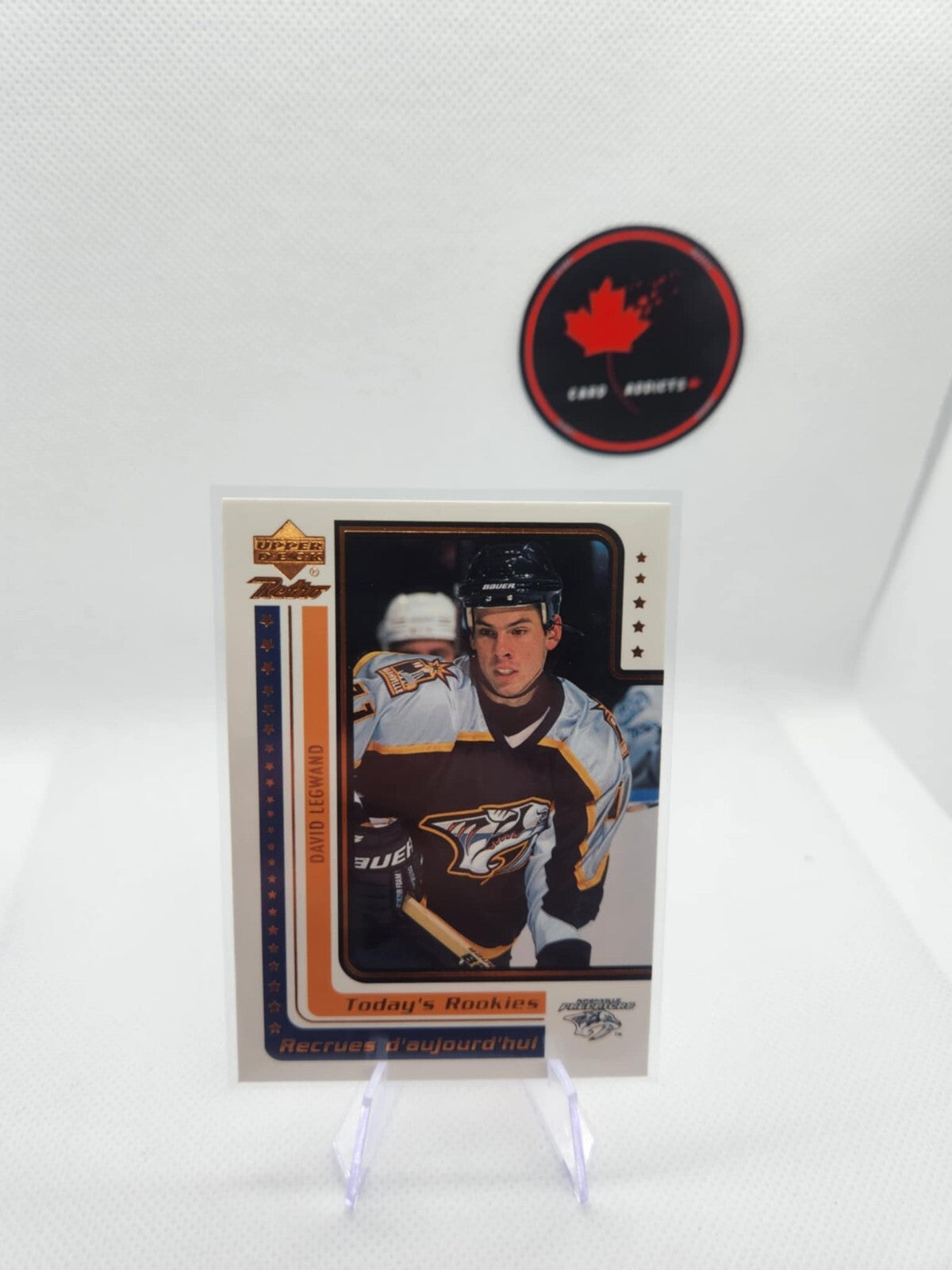 David LEGWAND 1999-2000 Today's Rookie Upper Deck #McD-17 Nashville Predators