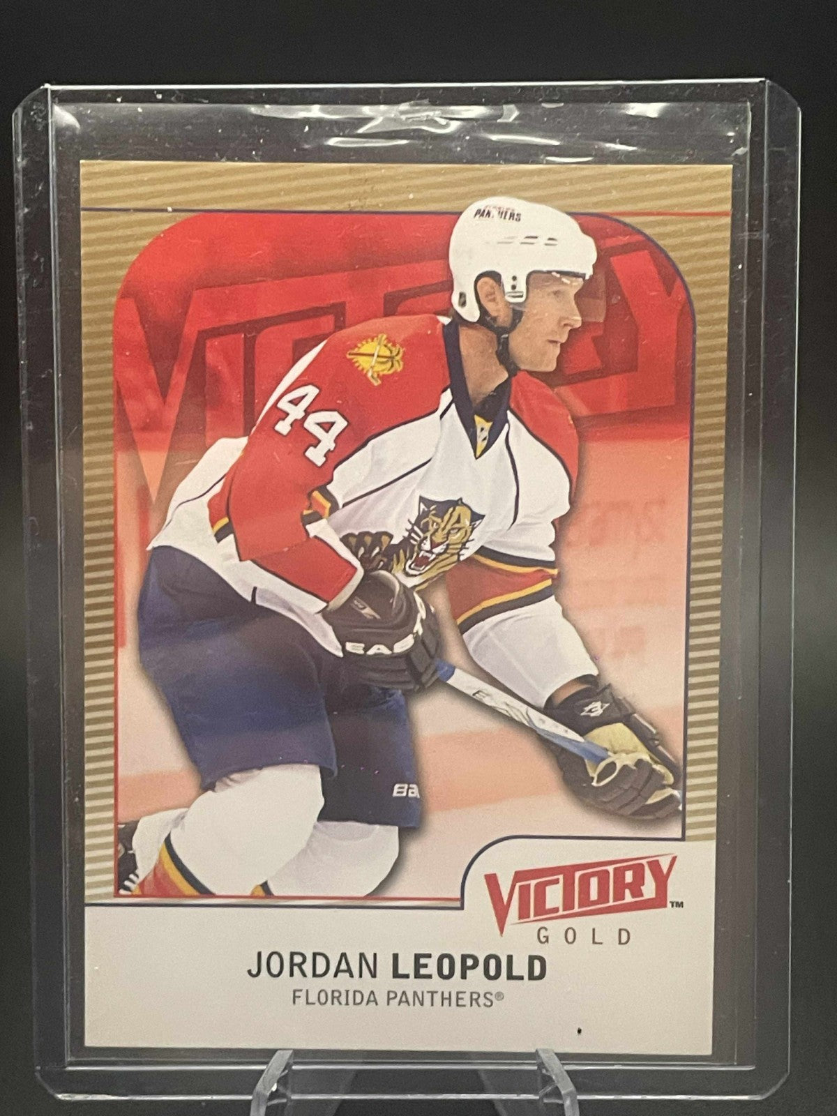 2009-10 Upper Deck Victory Jordan Leopold Gold #270 Florida Panthers REF I