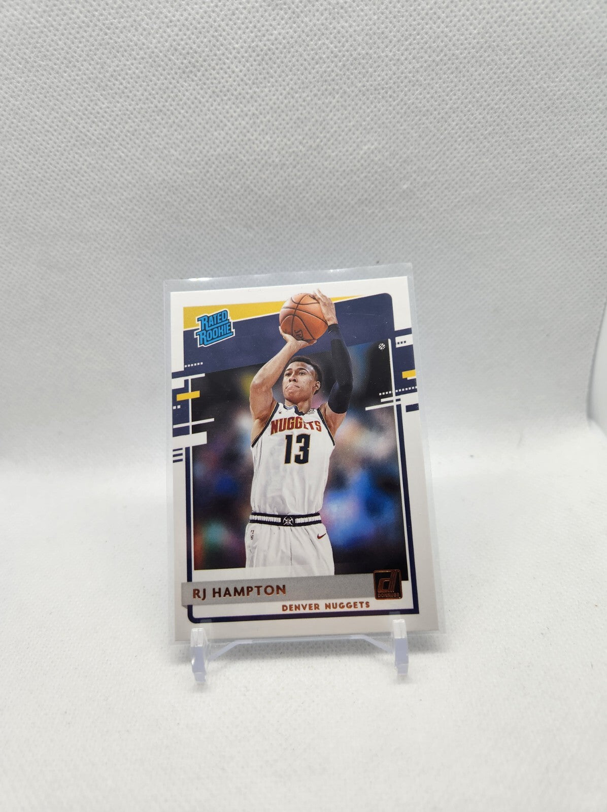 2020-21 Panini Donruss Basketball Rated Rookie RJ Hampton Denver Nugget