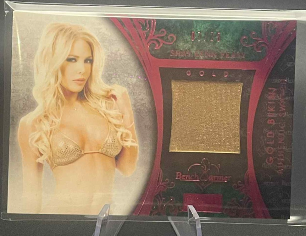 2013 Bench Warmer Shay Lynn Veasy Gold Bikini /25