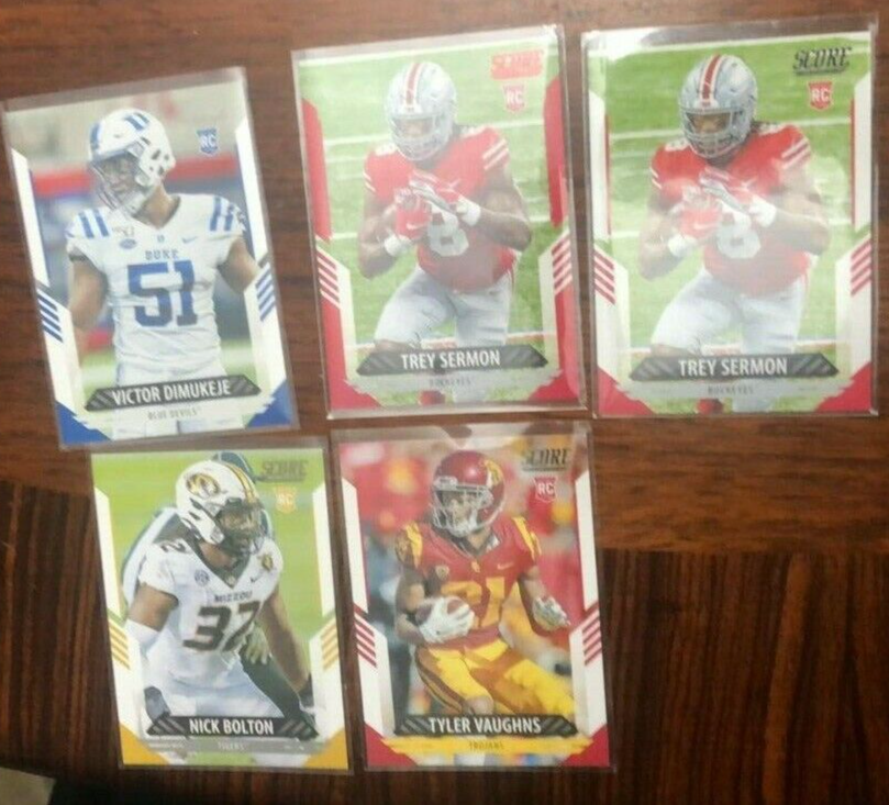 2021 Panini Score Football Lot 5 (See Pic)