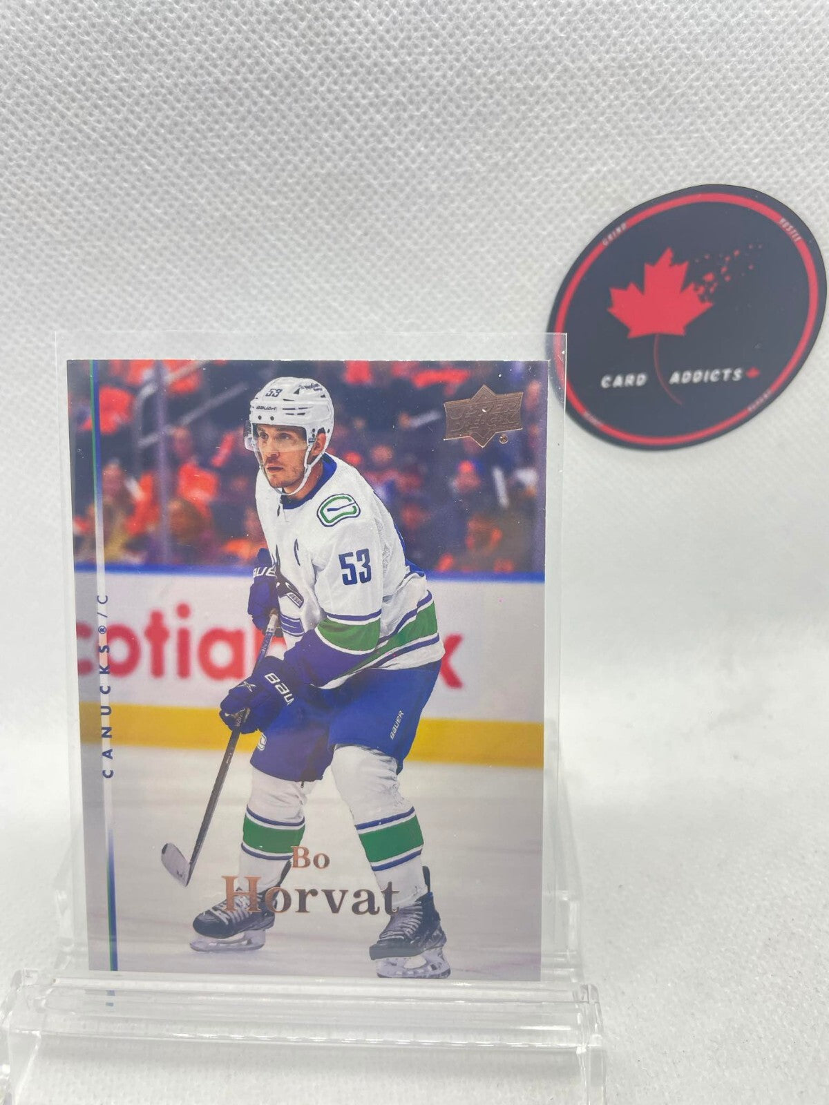 2022-23 UD Extended Series 2007-08 UD Retro Bo Horvat